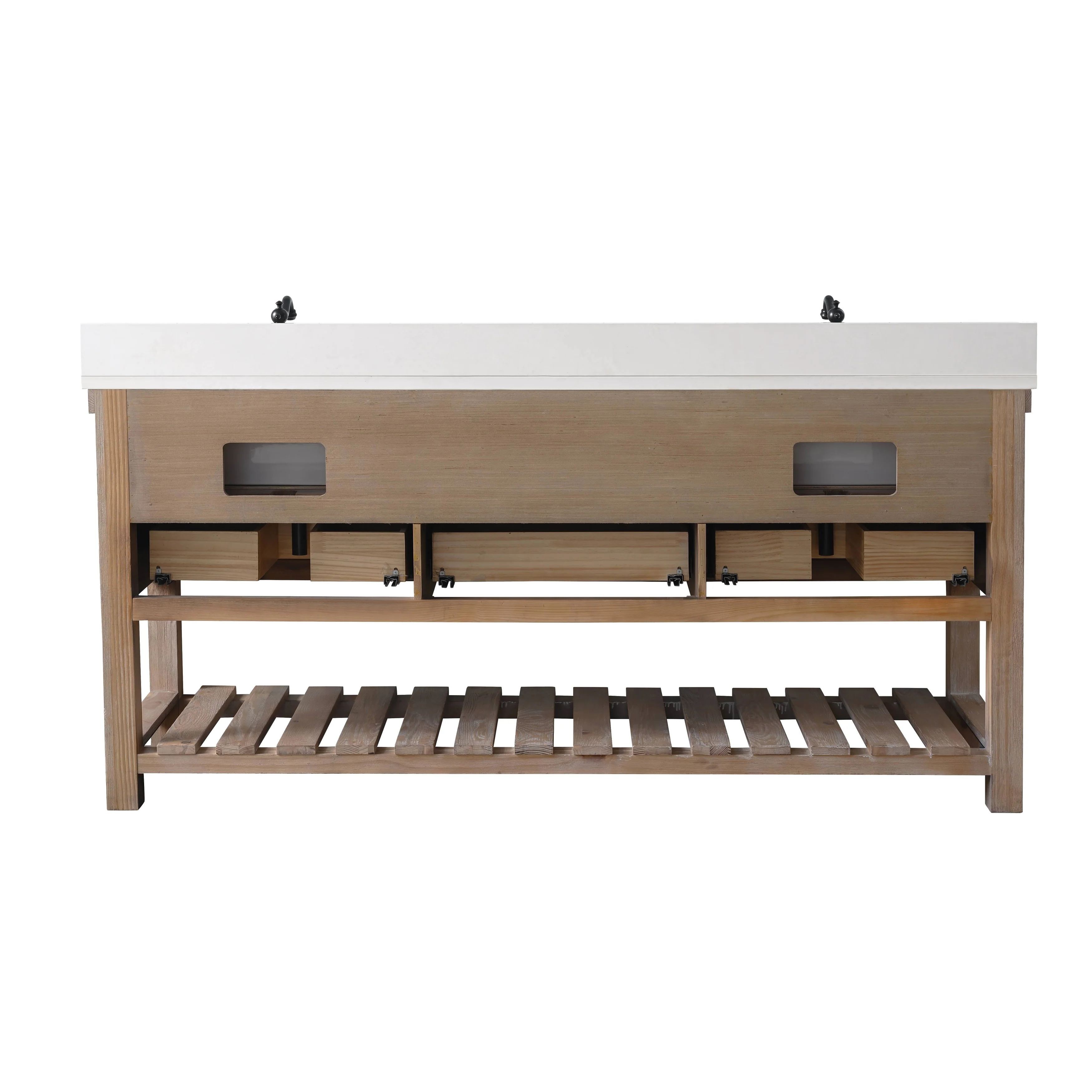 Sudio Design Bathroom Vanity Wesley Weathered Collection.