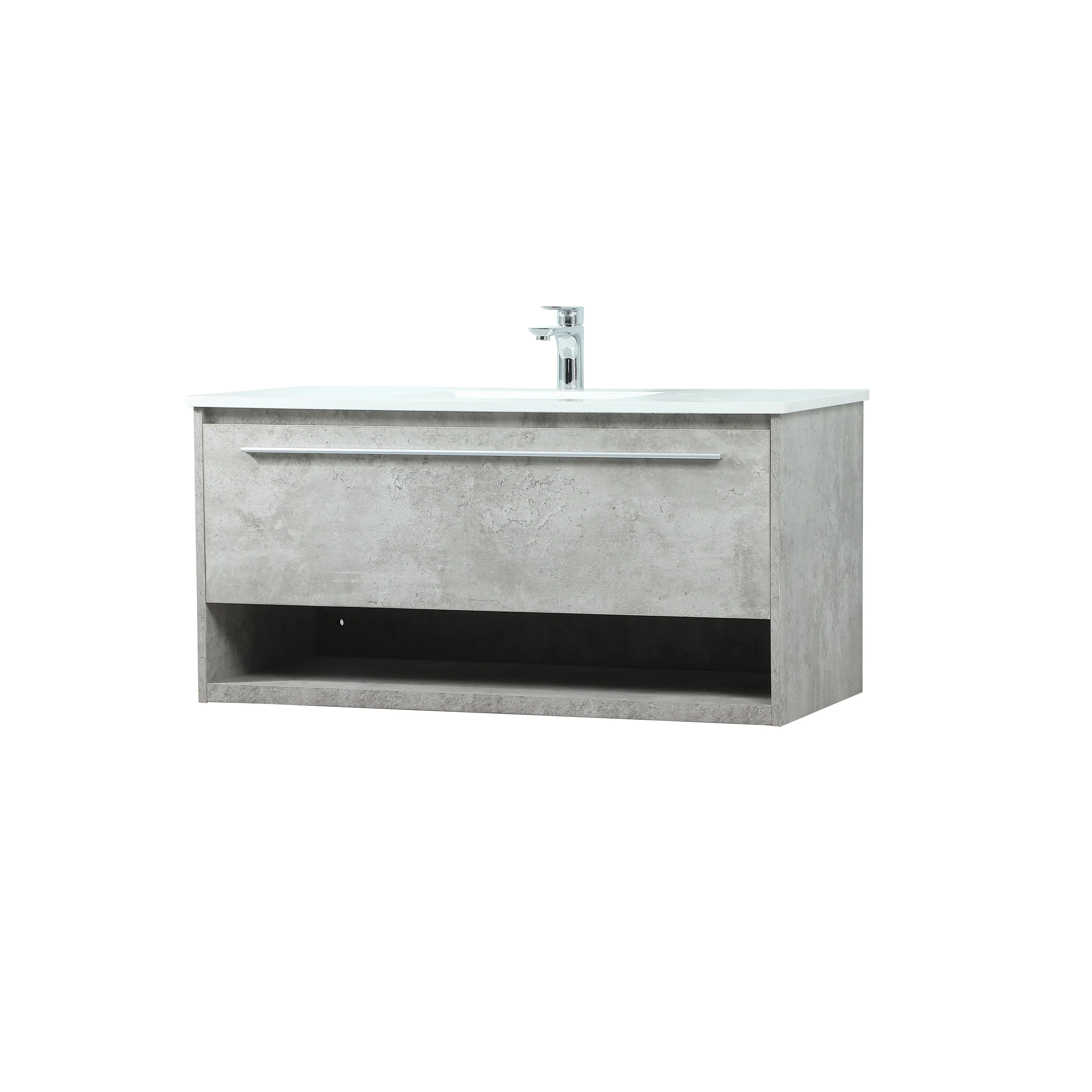 Brush 36 - 48 Inch Single Bathroom Vanity