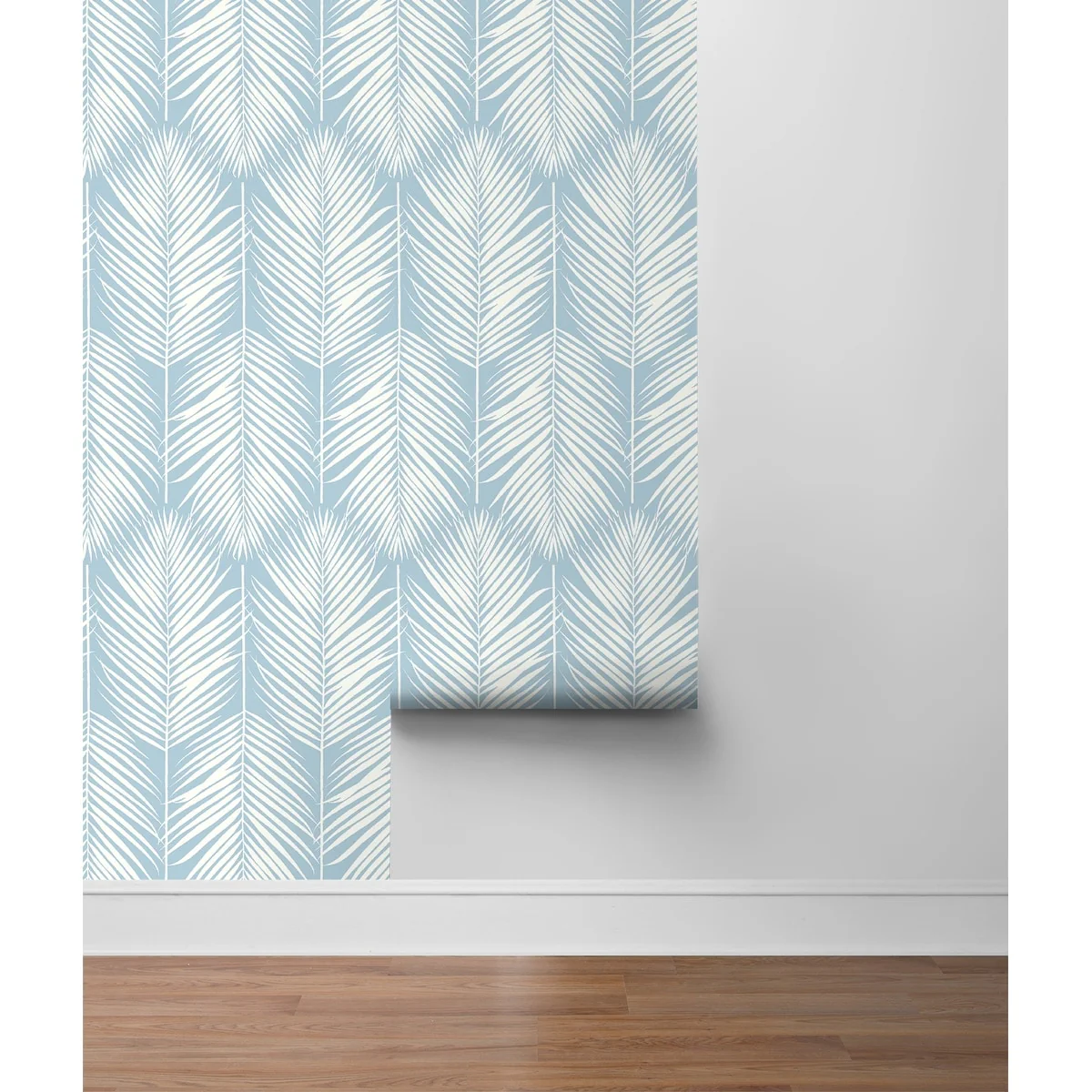 NextWall Palm Silhouette Peel and Stick Wallpaper
