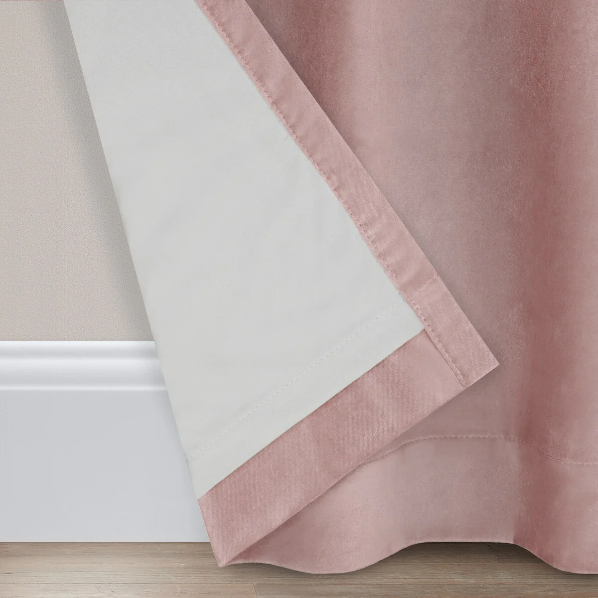 Eclipse Luxury Cotton Velvet 100% Blackout Grommet Curtain Window Panel