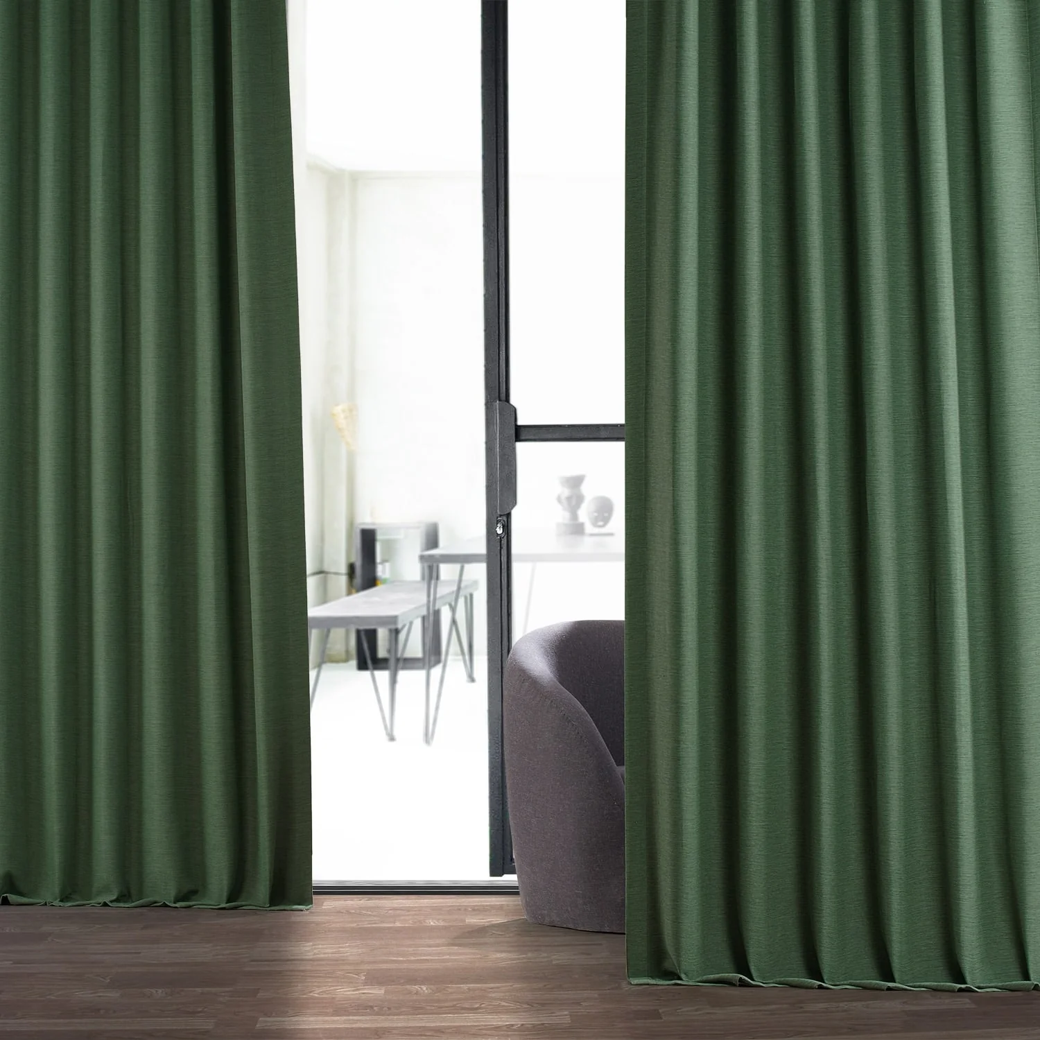 Exclusive Fabrics Textured Bellino Room Darkening Curtains (1 Panel)