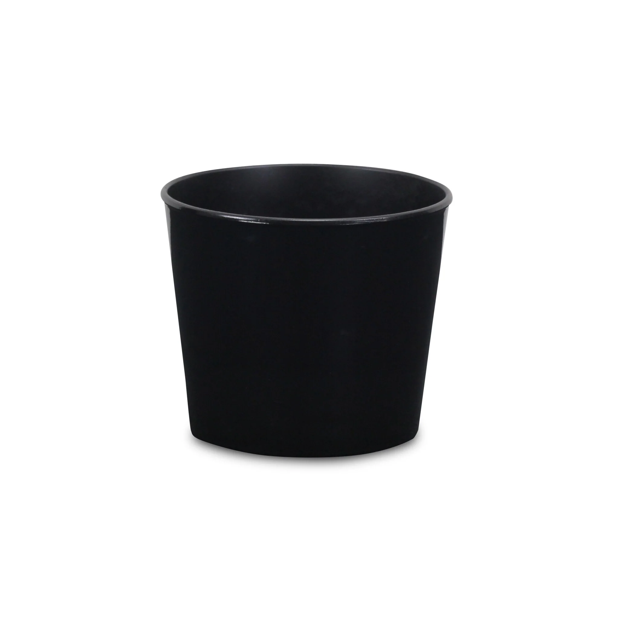 6-Inch Distressed Round Plastic Pot Planter Indoor-Outdoor Use Perfect for Patio Garden or Home Decor - 6”L x 6”W x 5”H