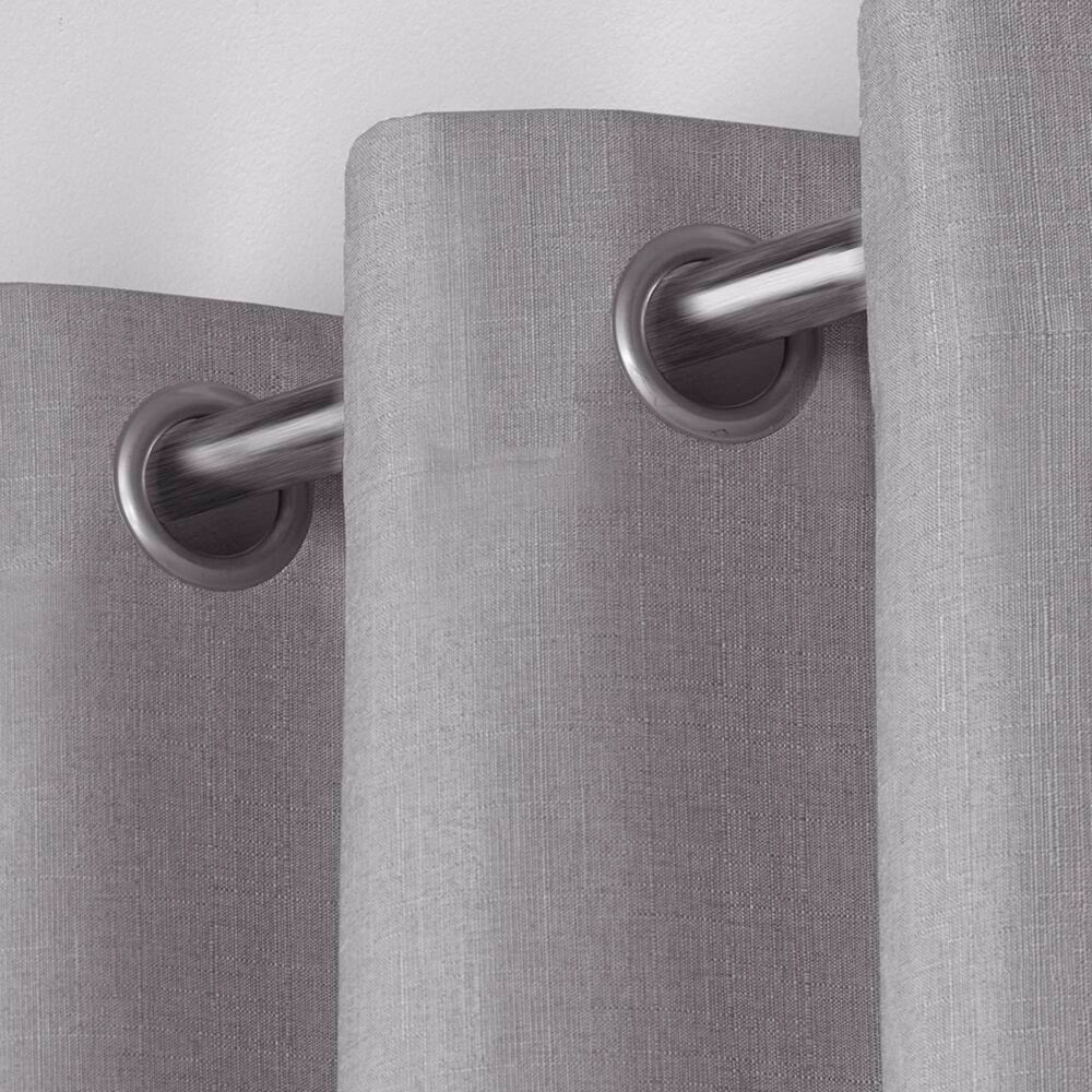 Strick & Bolton LeWitt Thermal Textured Linen Curtain Panel Pair