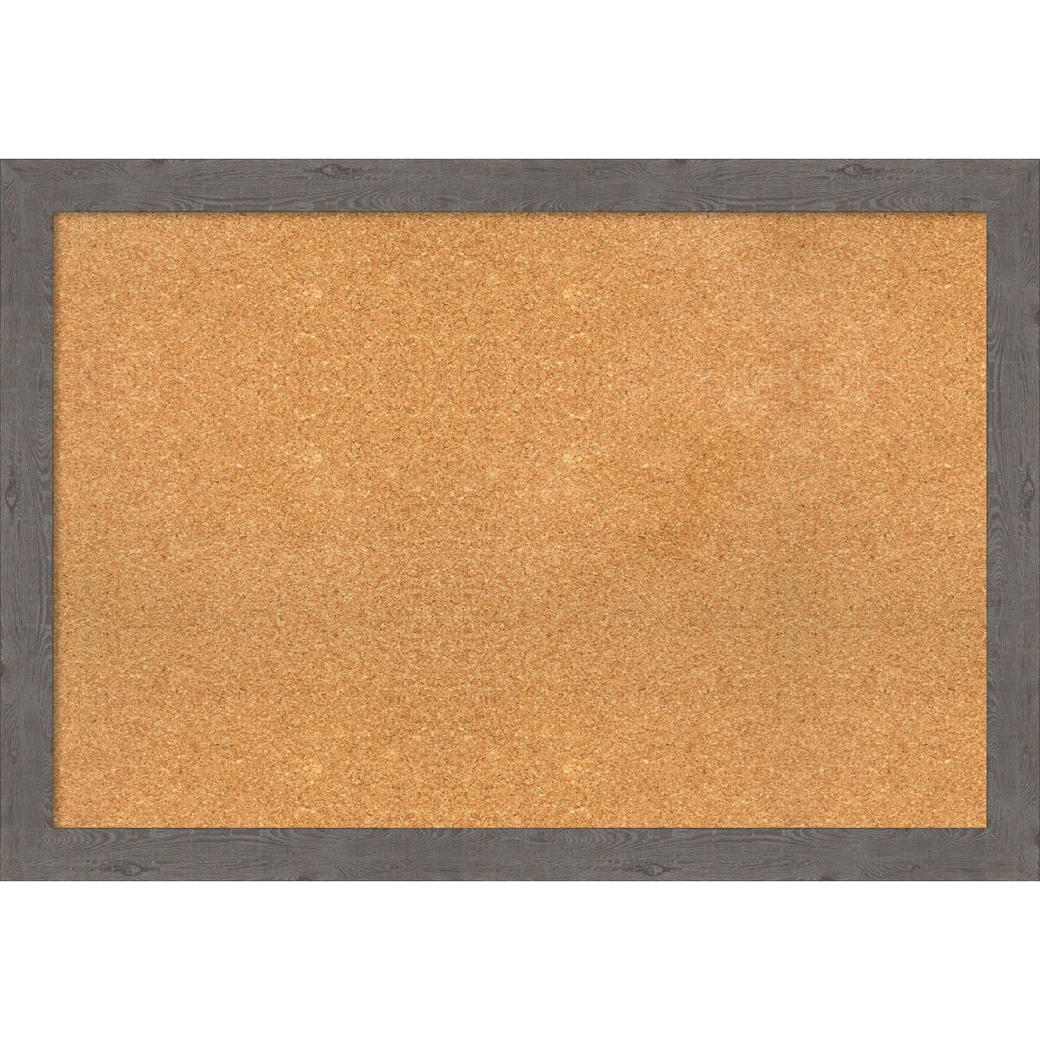 Rustic Plank Narrow Framed Cork Bulletin Memo Board