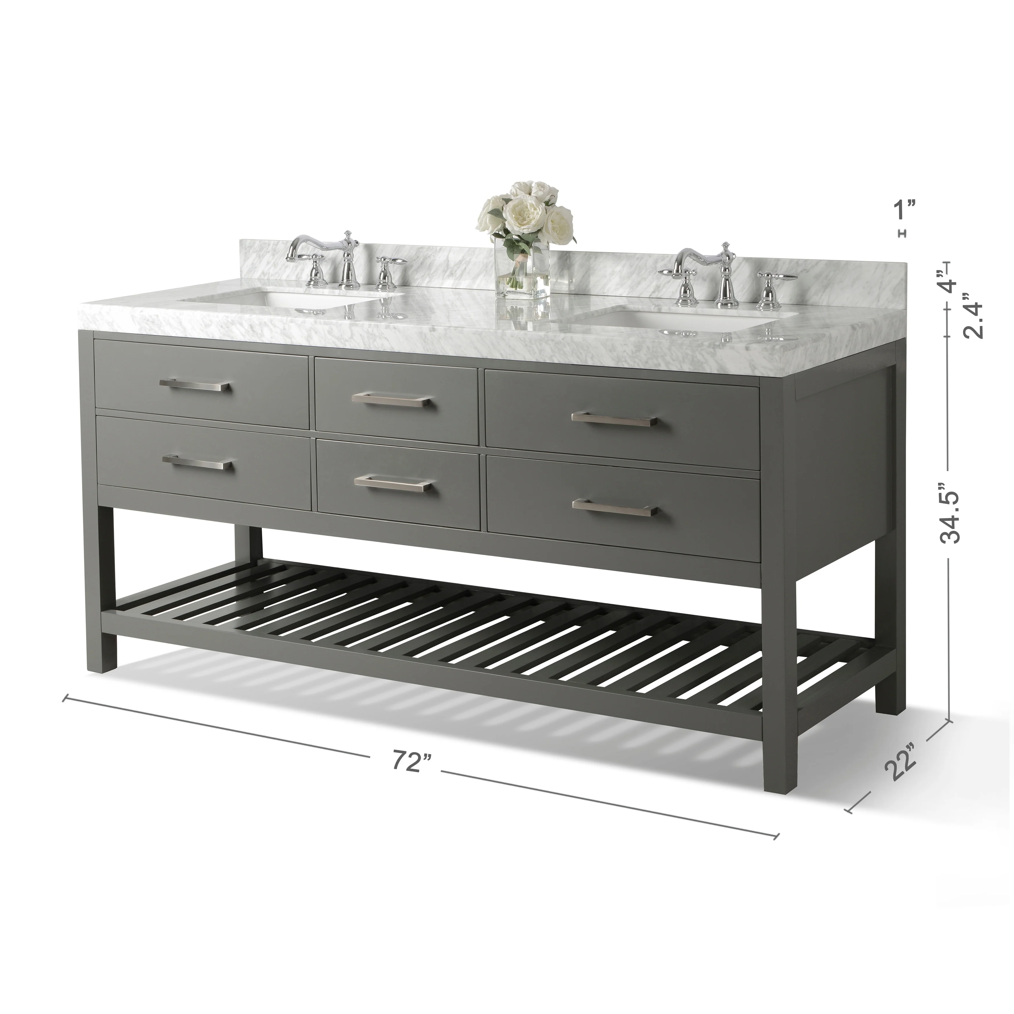 Ancerre Designs Elizabeth Bathroom Vanity Set