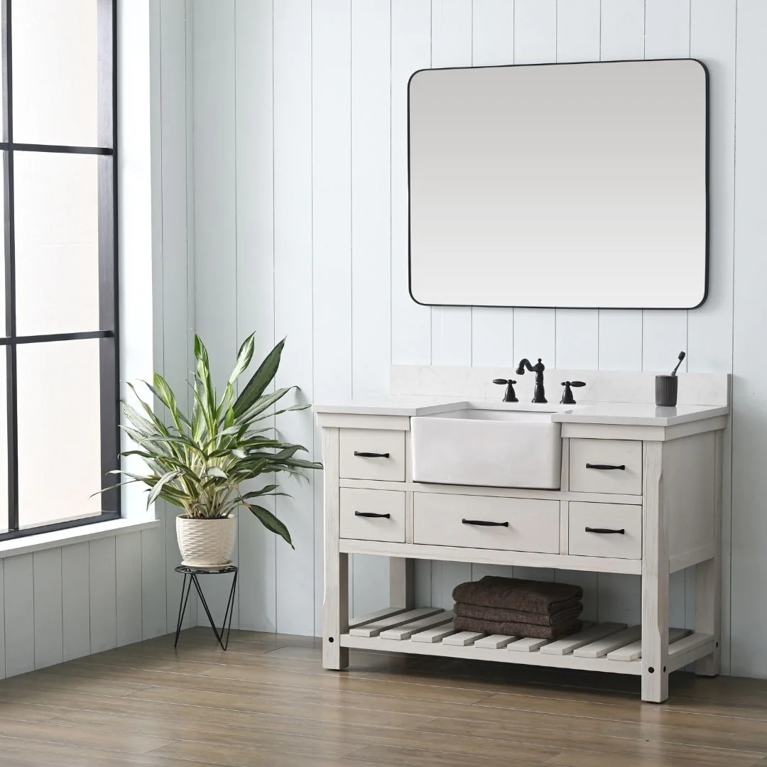 Sudio Design Bathroom Vanity Wesley Weathered Collection.