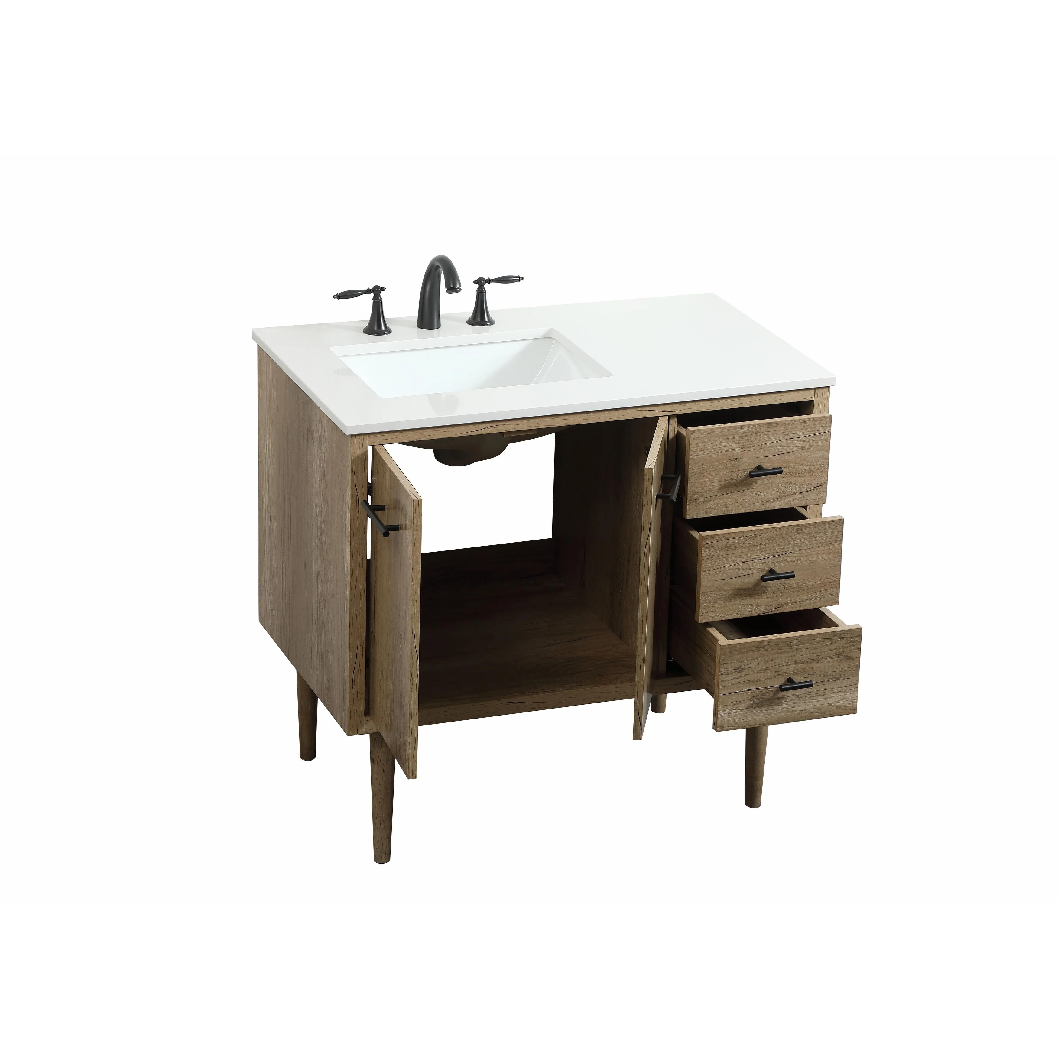 Fern 36 - 48 Inch Single Bathroom Vanity