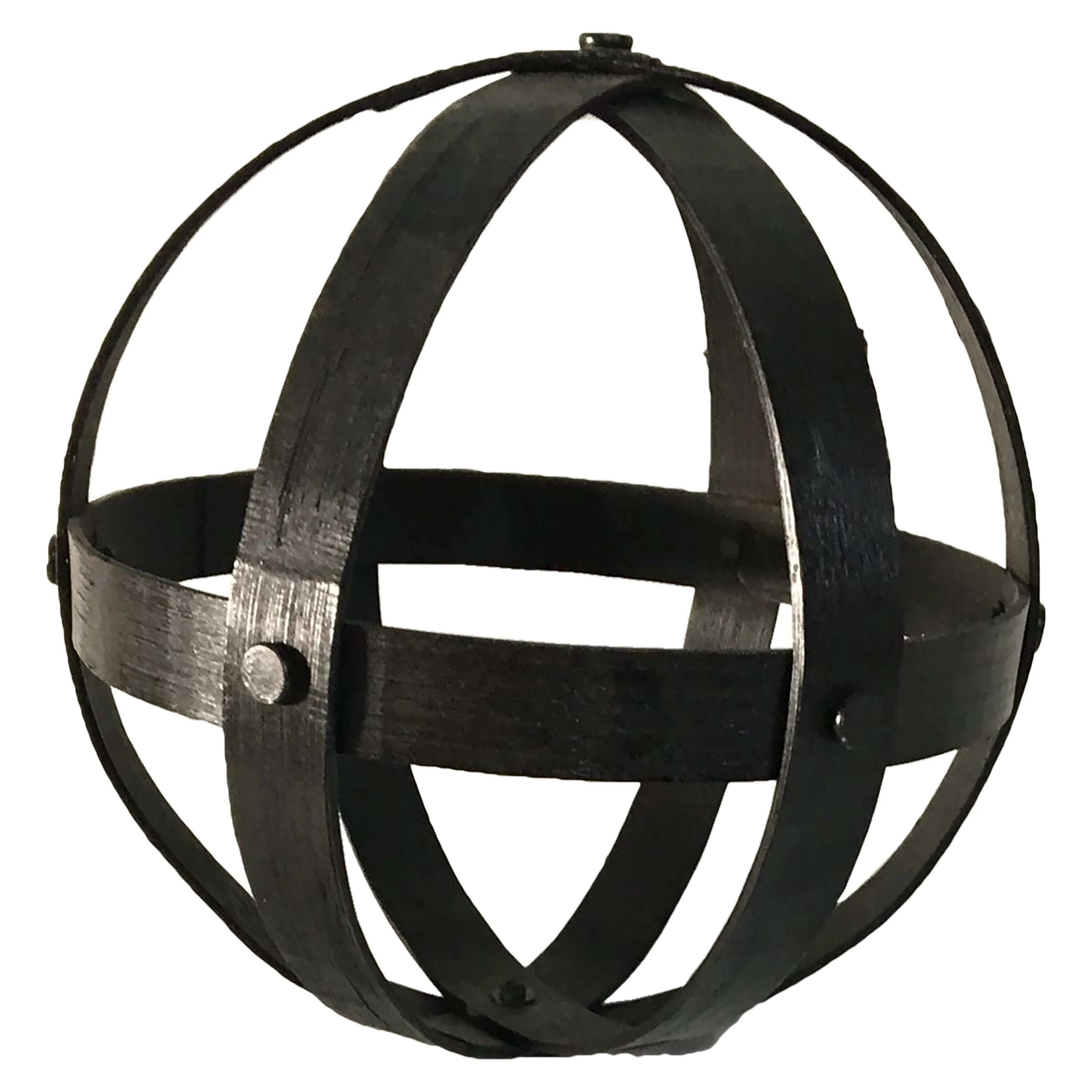 A&B Home Black Bamboo Decorative Ball