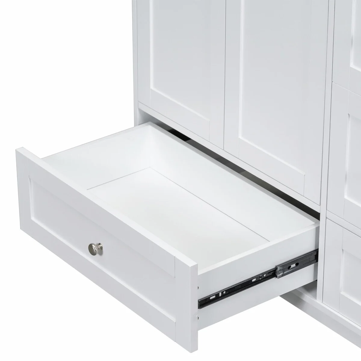 Modern 36-Inch Bathroom Vanity with Resin Sink and Ample Storage