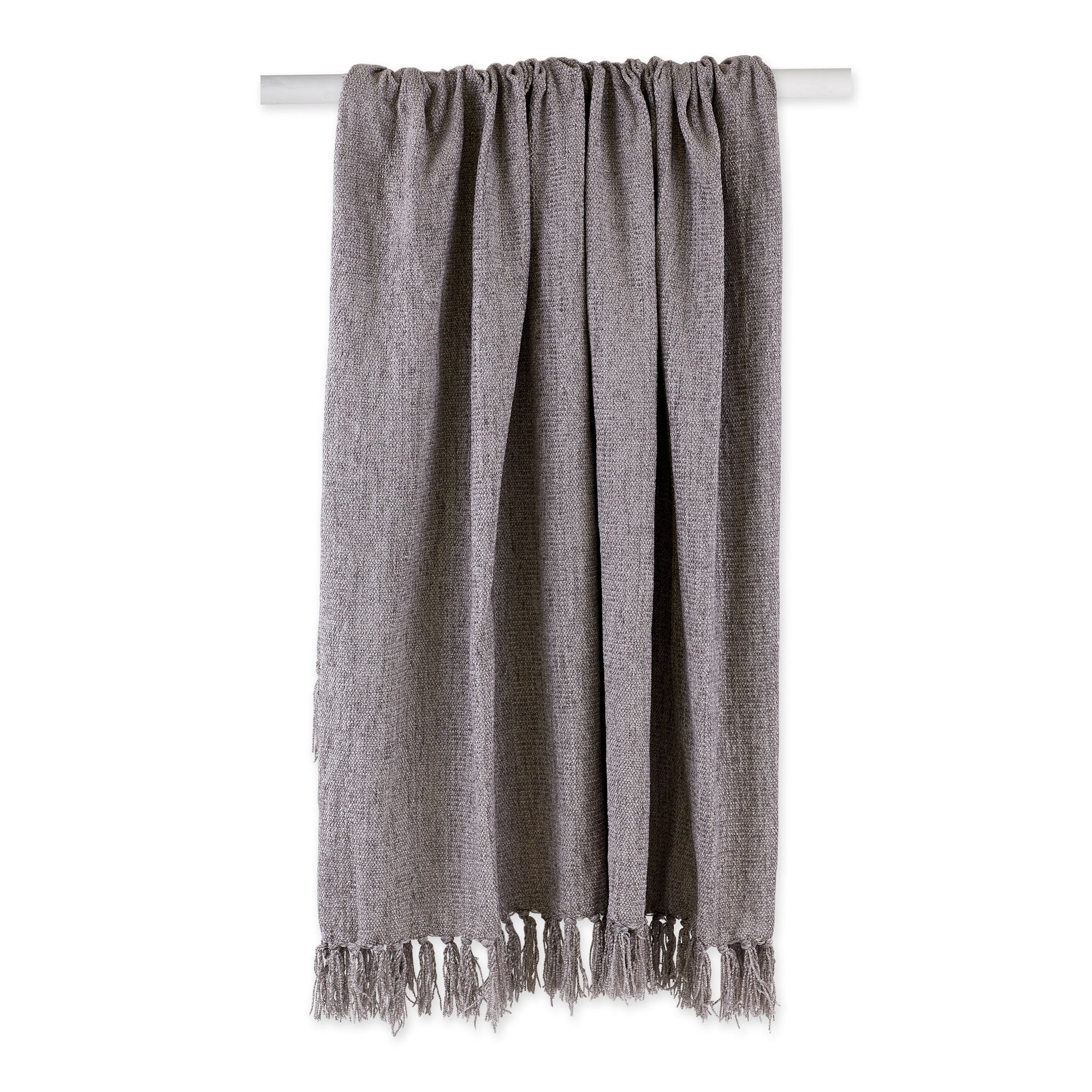 DII Soft Denim Blue Chenille Throw
