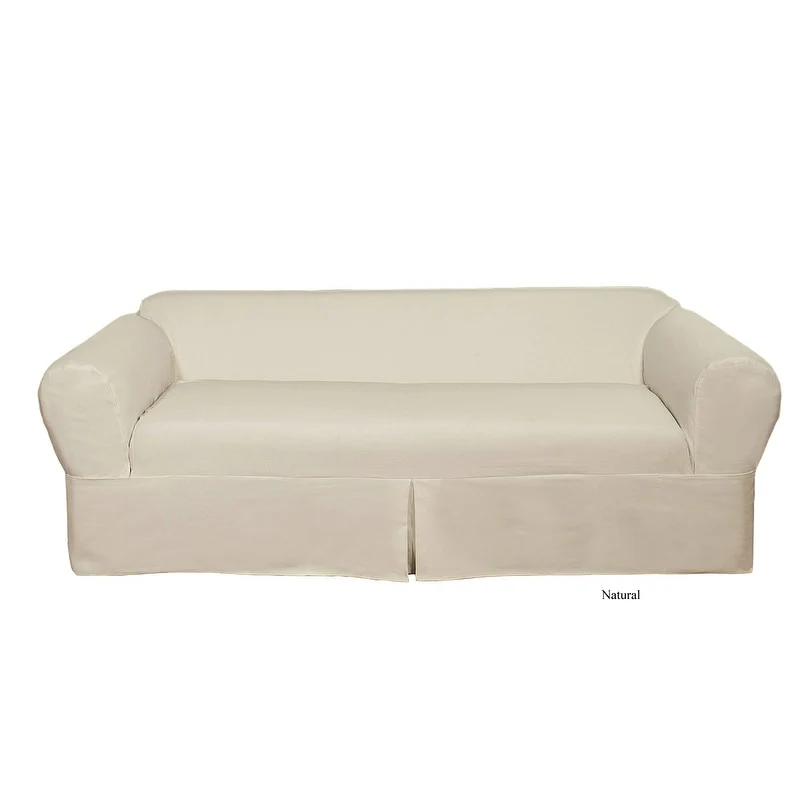 Classic Slipcovers 2-piece Twill Sofa Slipcover