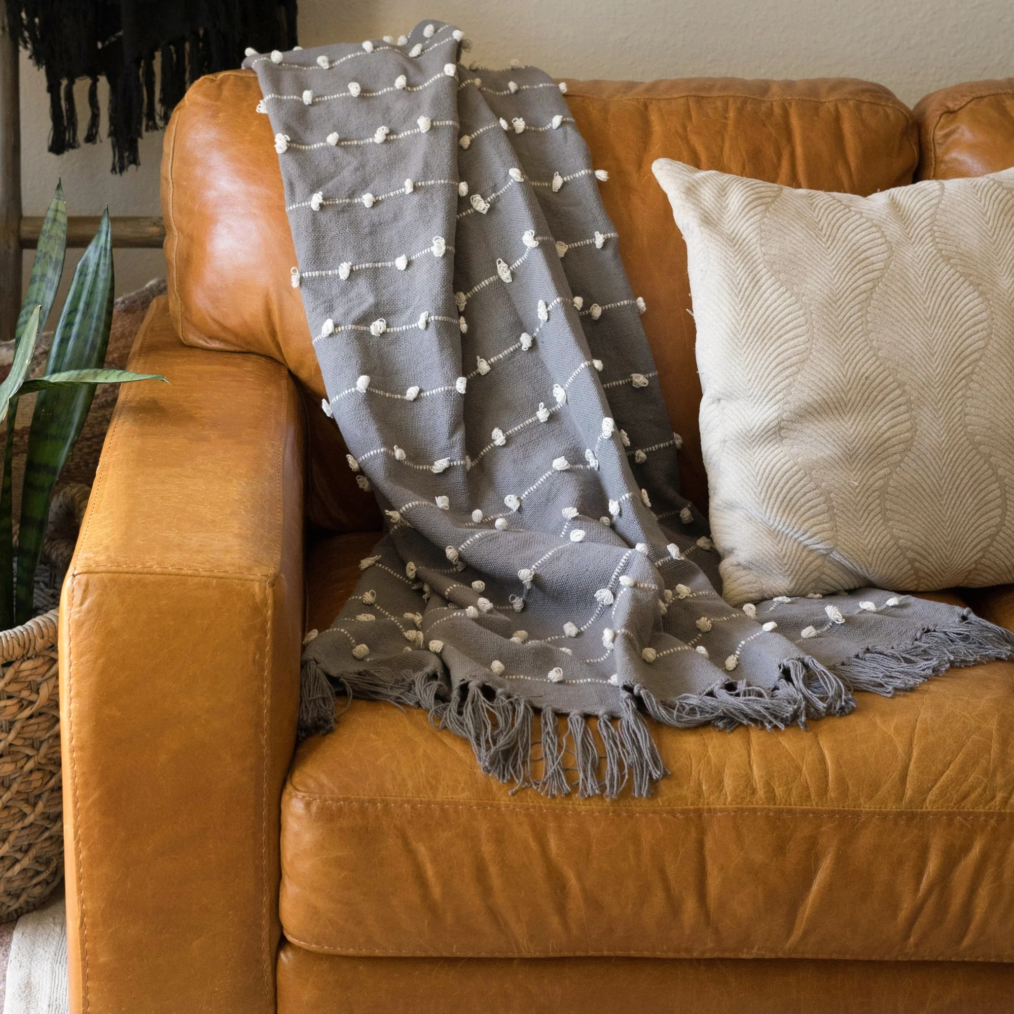 DII Woven Loop Throw