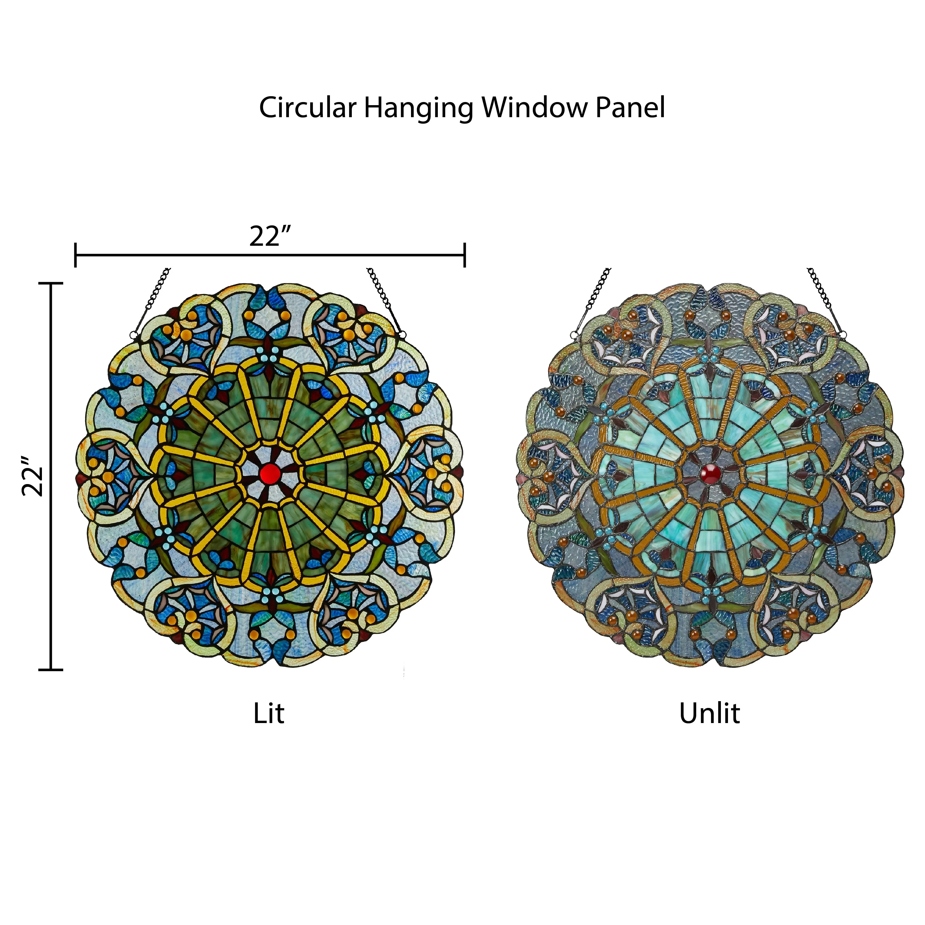 Stained Glass Webbed Heart 22
