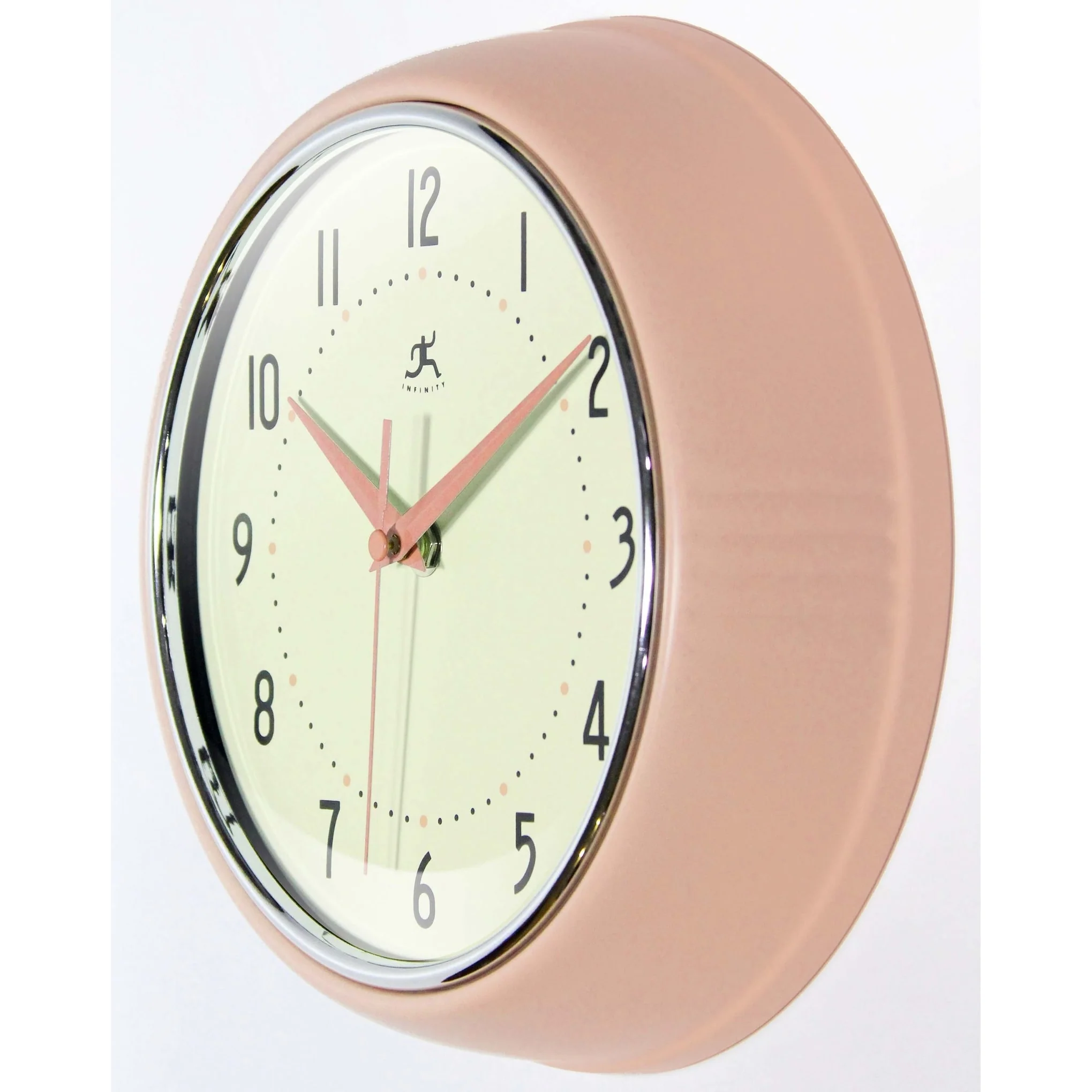 Round Retro Kitchen Wall Clock by Infinity Instruments