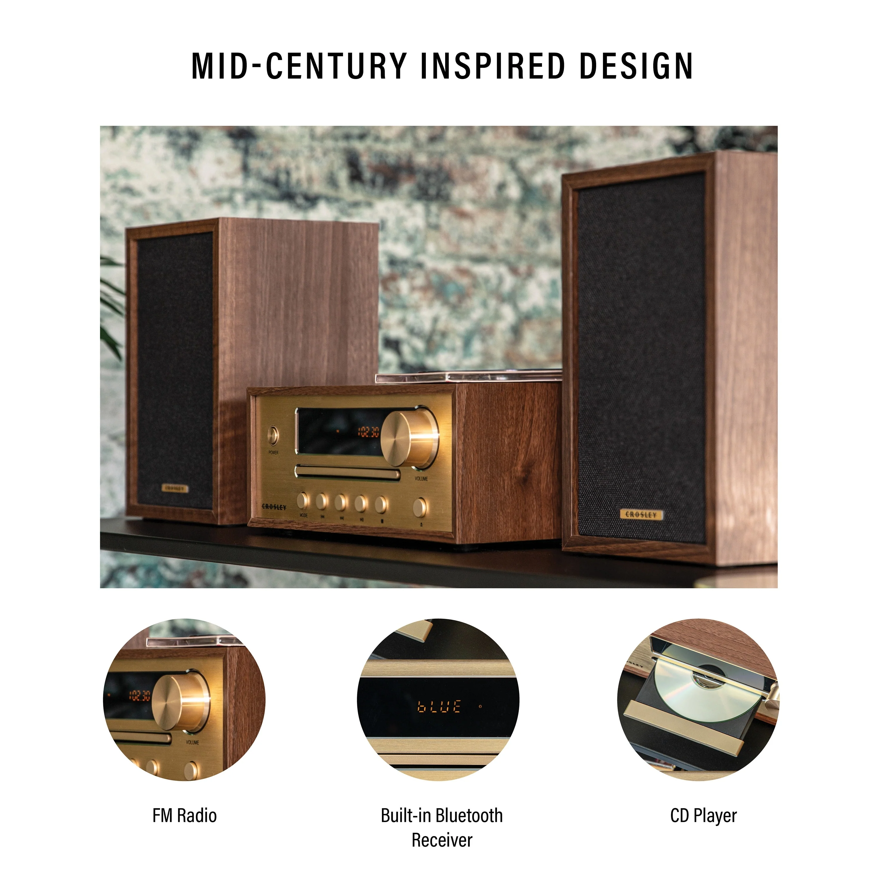 Crosley Parker Radio Cd Player
