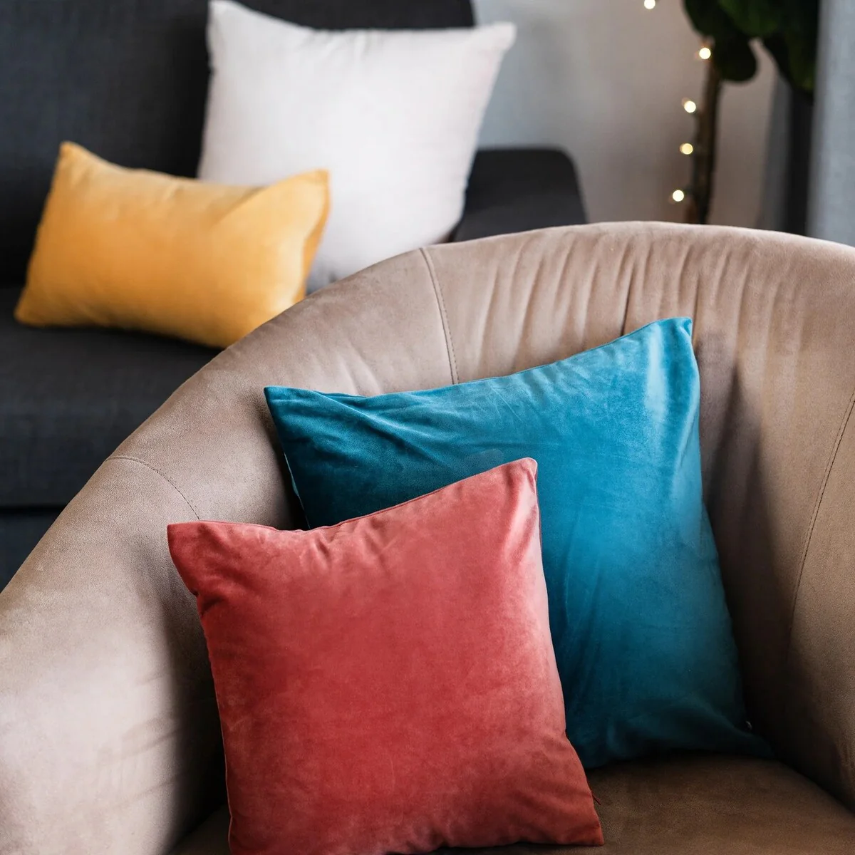 KAF Home Rectangular Velvet Pillow Cover, Set of 2