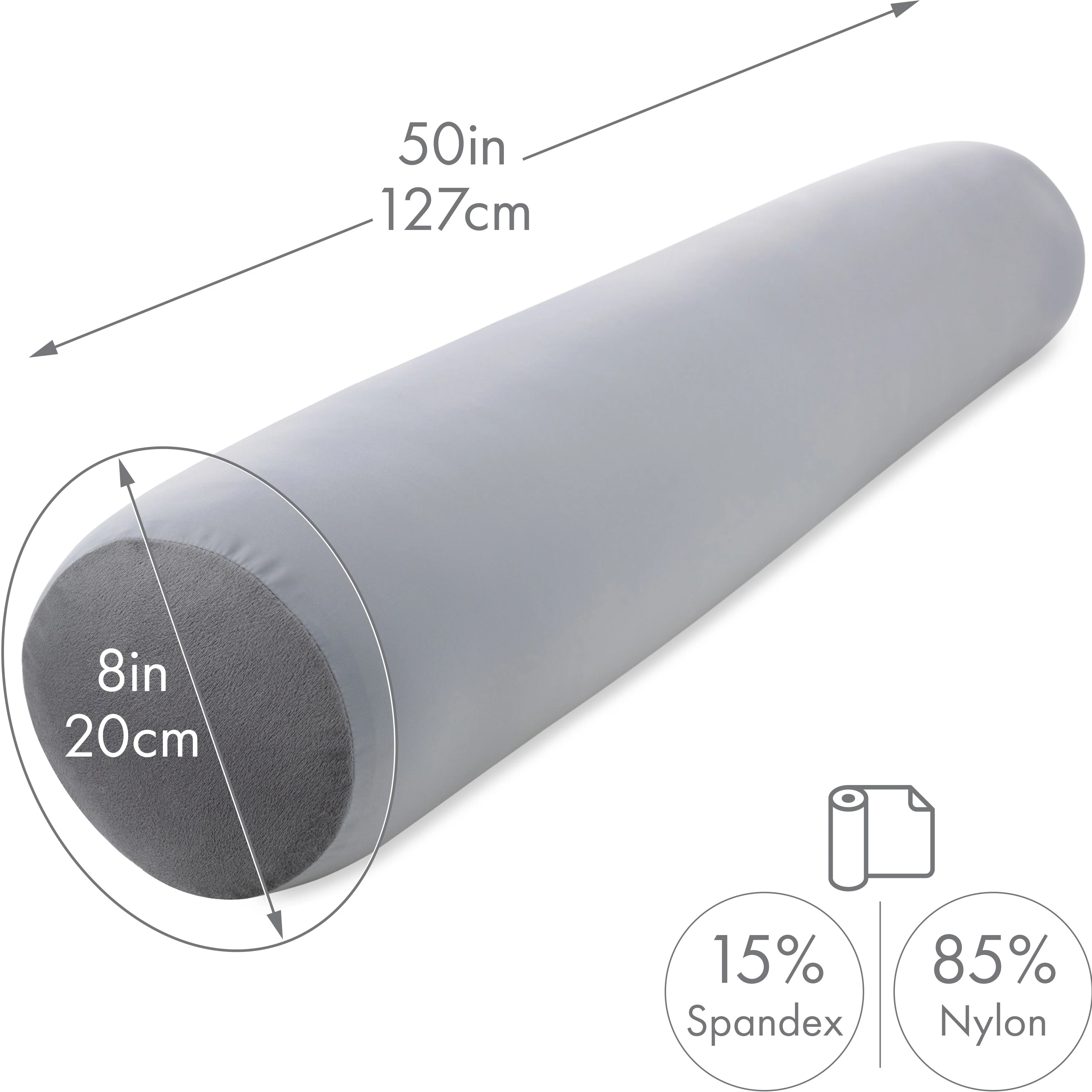 Straight Body Pillow, Premium Microbead,Side Sleeping / Pregnant Women