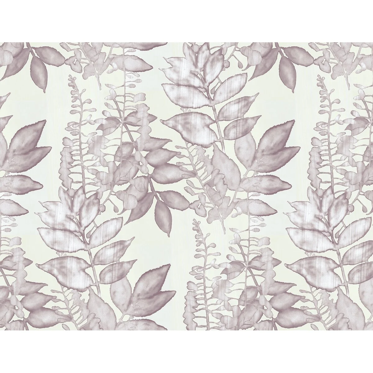 Seabrook Designs Eden Watercolor Leaves Unpasted Wallpaper