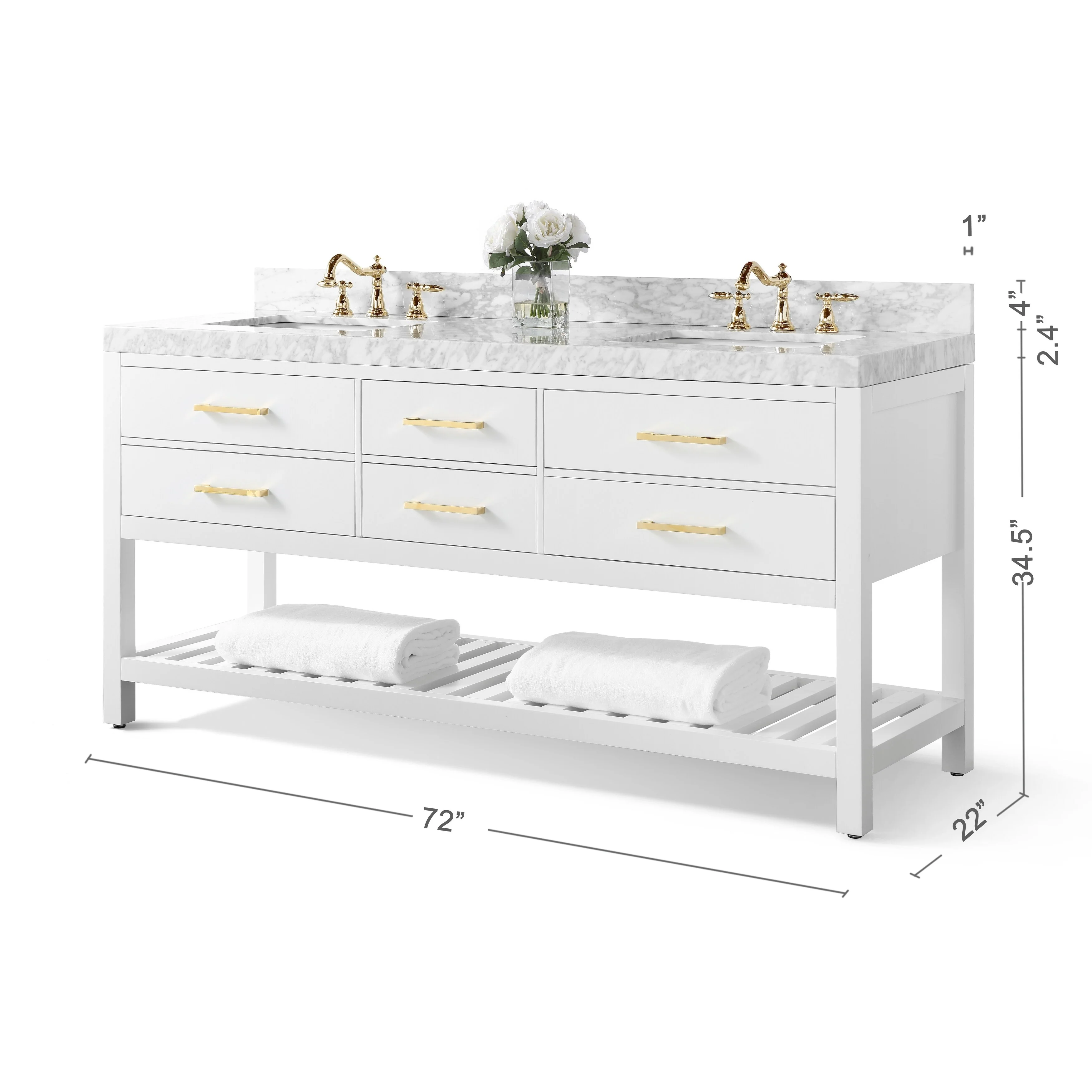 Ancerre Designs Elizabeth Bathroom Vanity Set