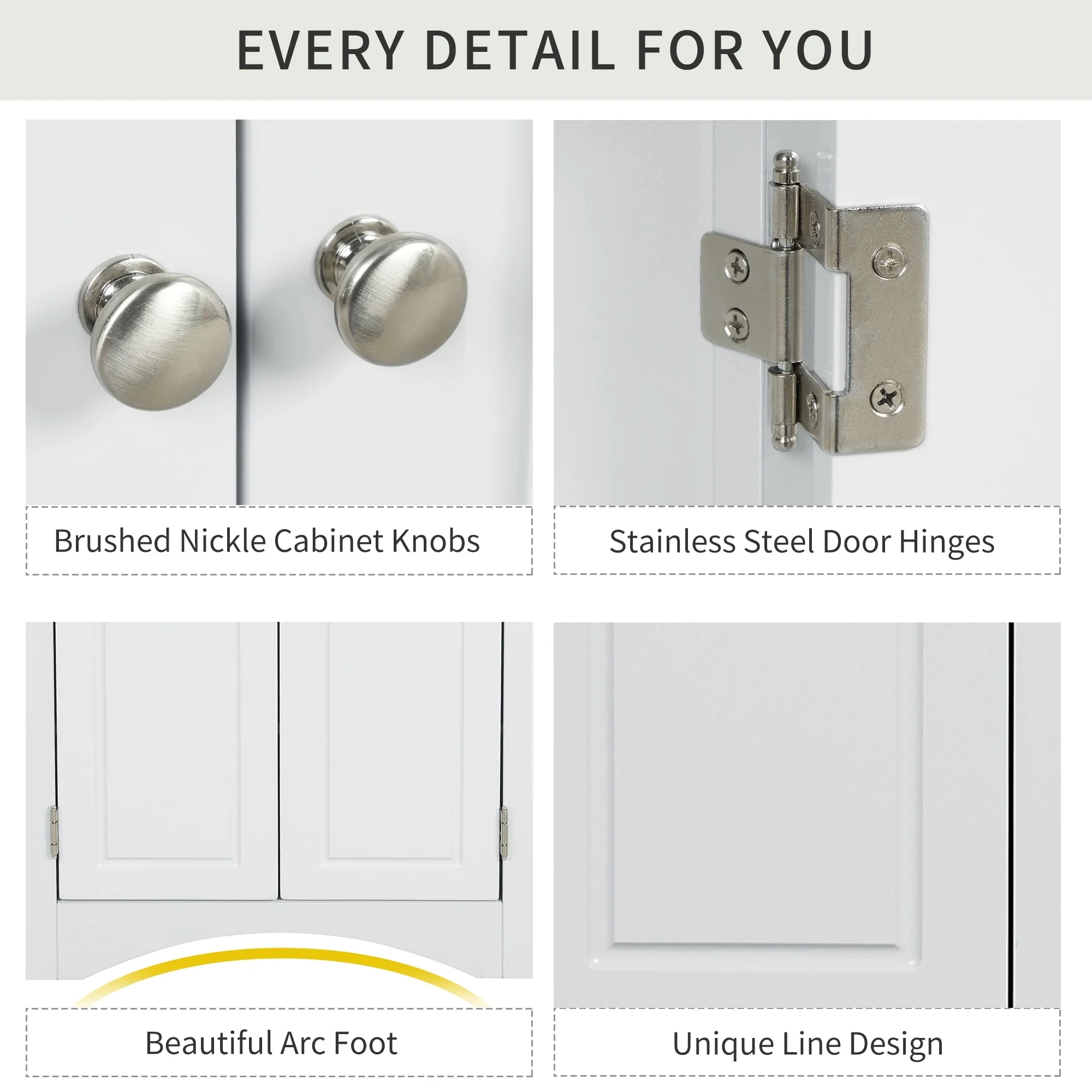 17.2 in. W x 17.2 in. D Triangle Bathroom Storage Cabinet with Adjustable Shelves