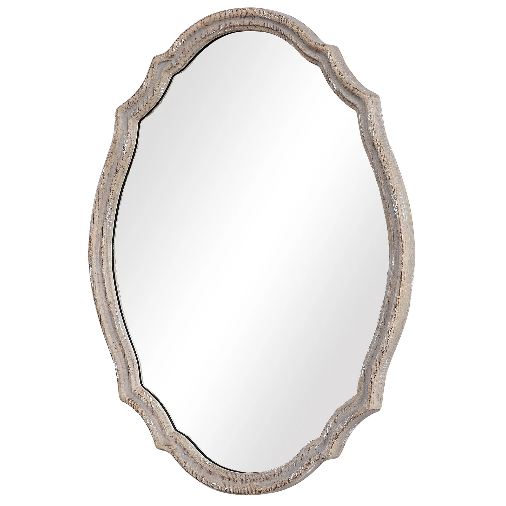 Porch & Den Arabesque Decorative Oval Wall Mirror by Grace Feyock