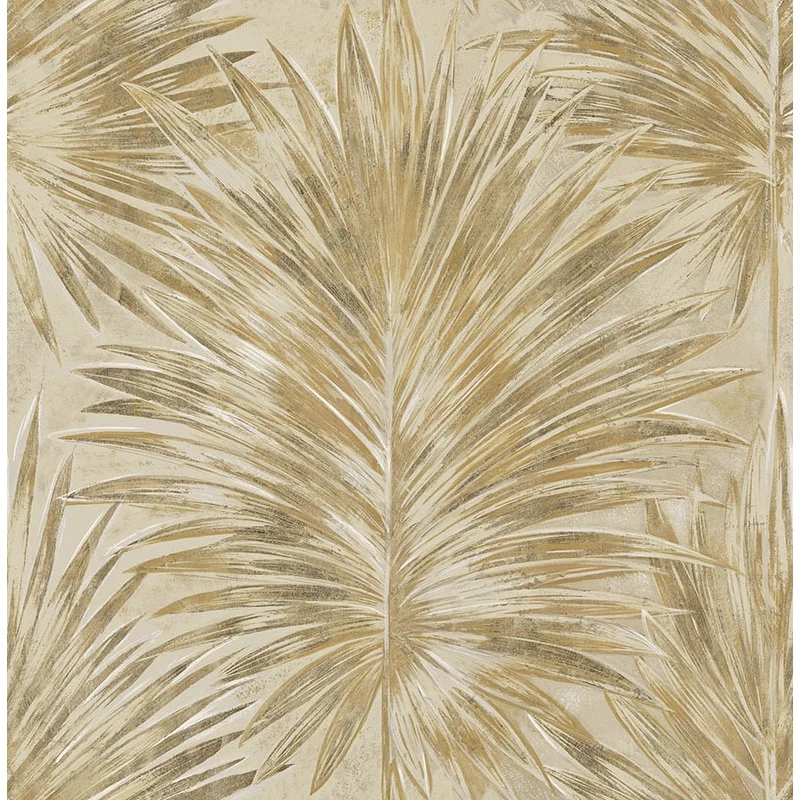 Seabrook Designs Cyril Palm Unpasted Wallpaper
