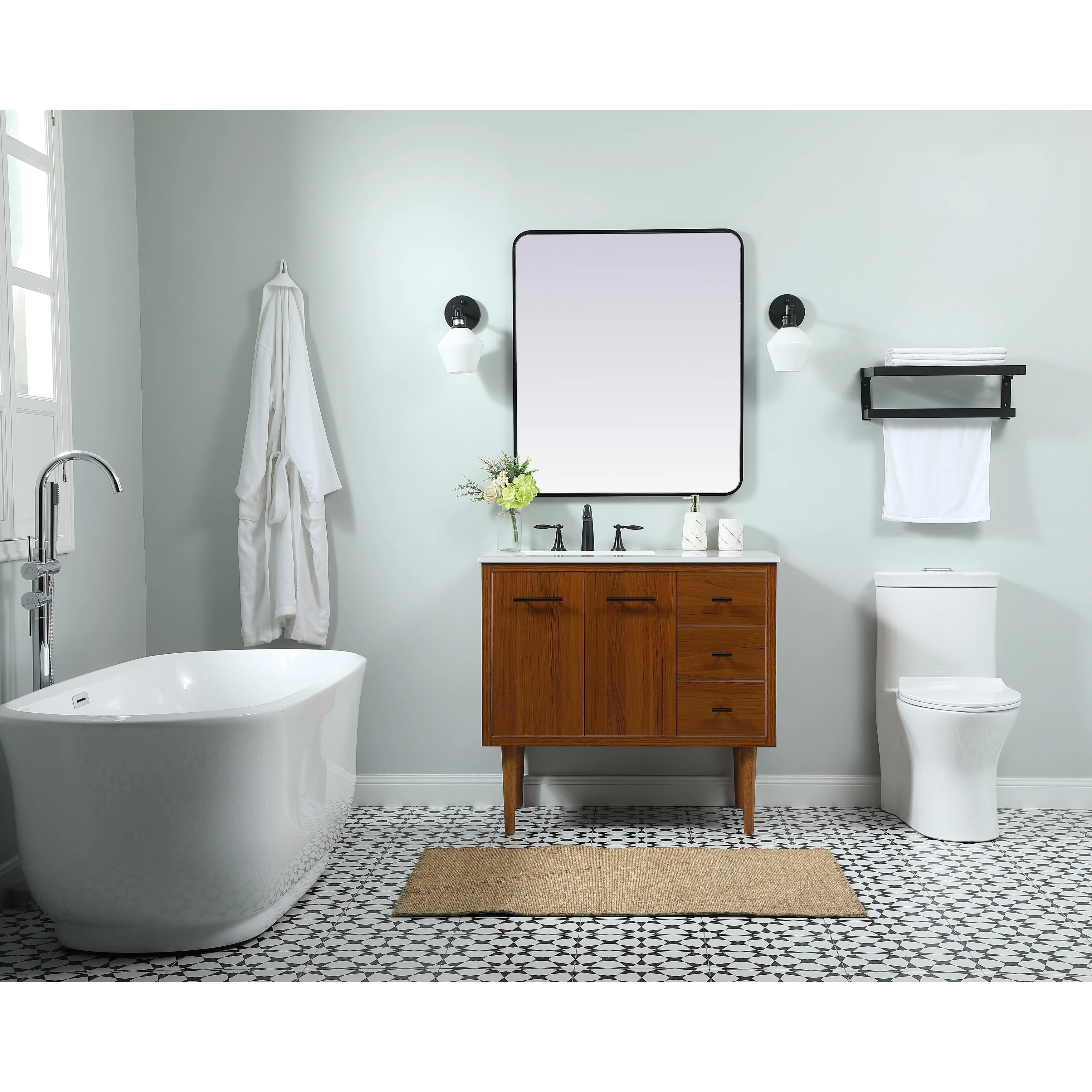 Fern 36 - 48 Inch Single Bathroom Vanity