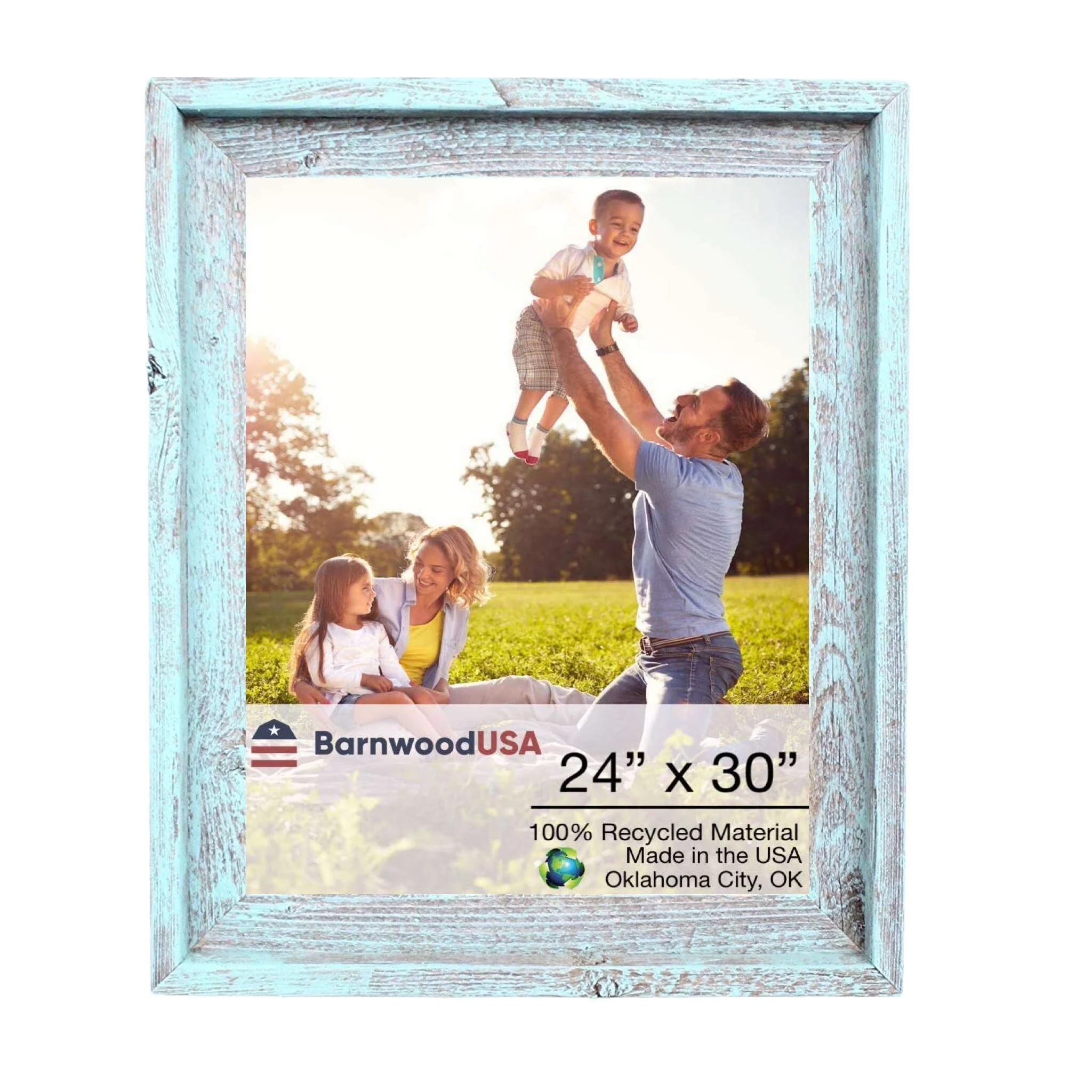 BarnwoodUSA Rustic Farmhouse Signature Wood Picture Frame