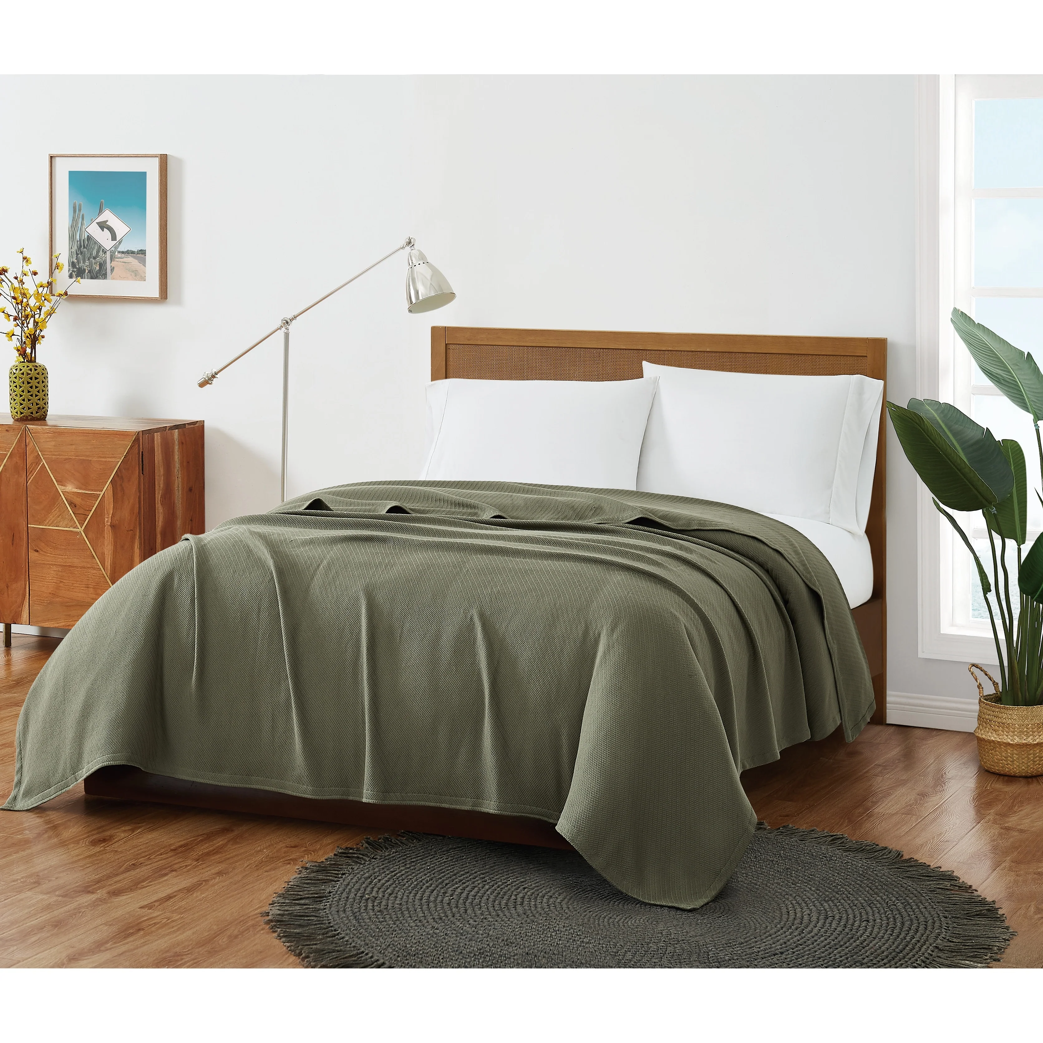 Frye Cotton Woven Blanket