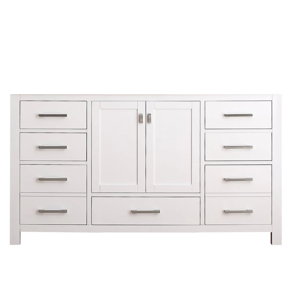 Avanity Modero 60-inch Single Vanity Only in White