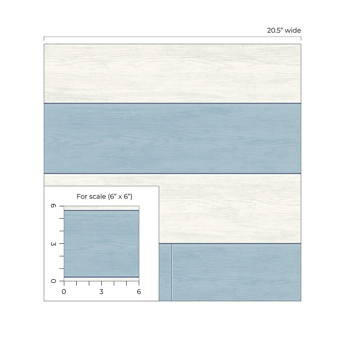 NextWall Two Toned Shiplap Peel and Stick Wallpaper