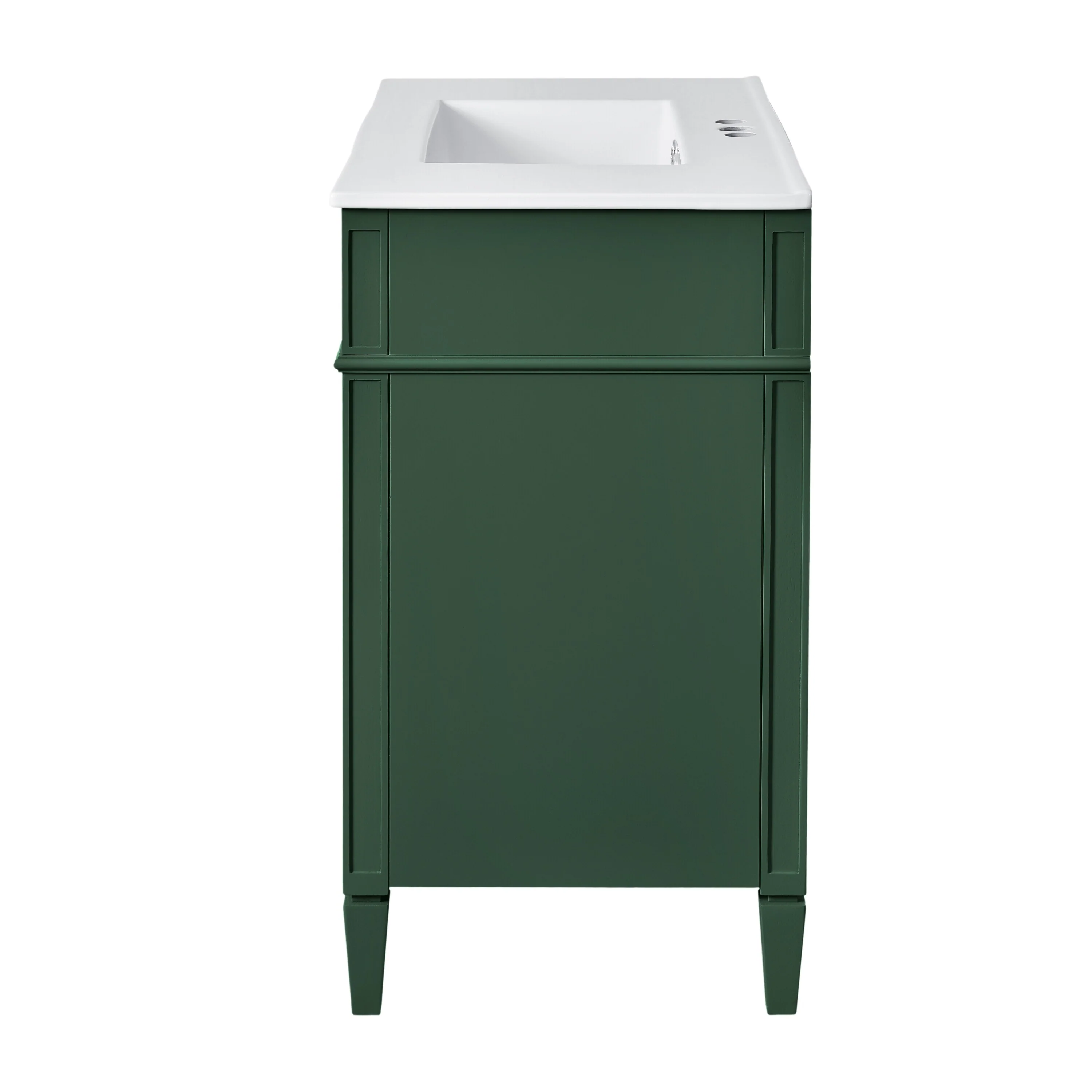 Bathroom Vanity with Single Sink, Bathroom Vanities with 2 Drawers, Bathroom Storage Cabinet with 1 Tip-Out Drawer and 1 Door