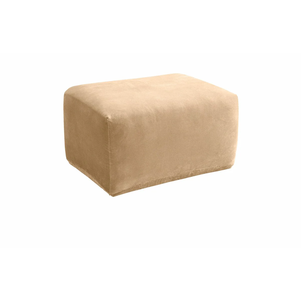 SureFit Stretch Pique Oversized Ottoman Slipcover