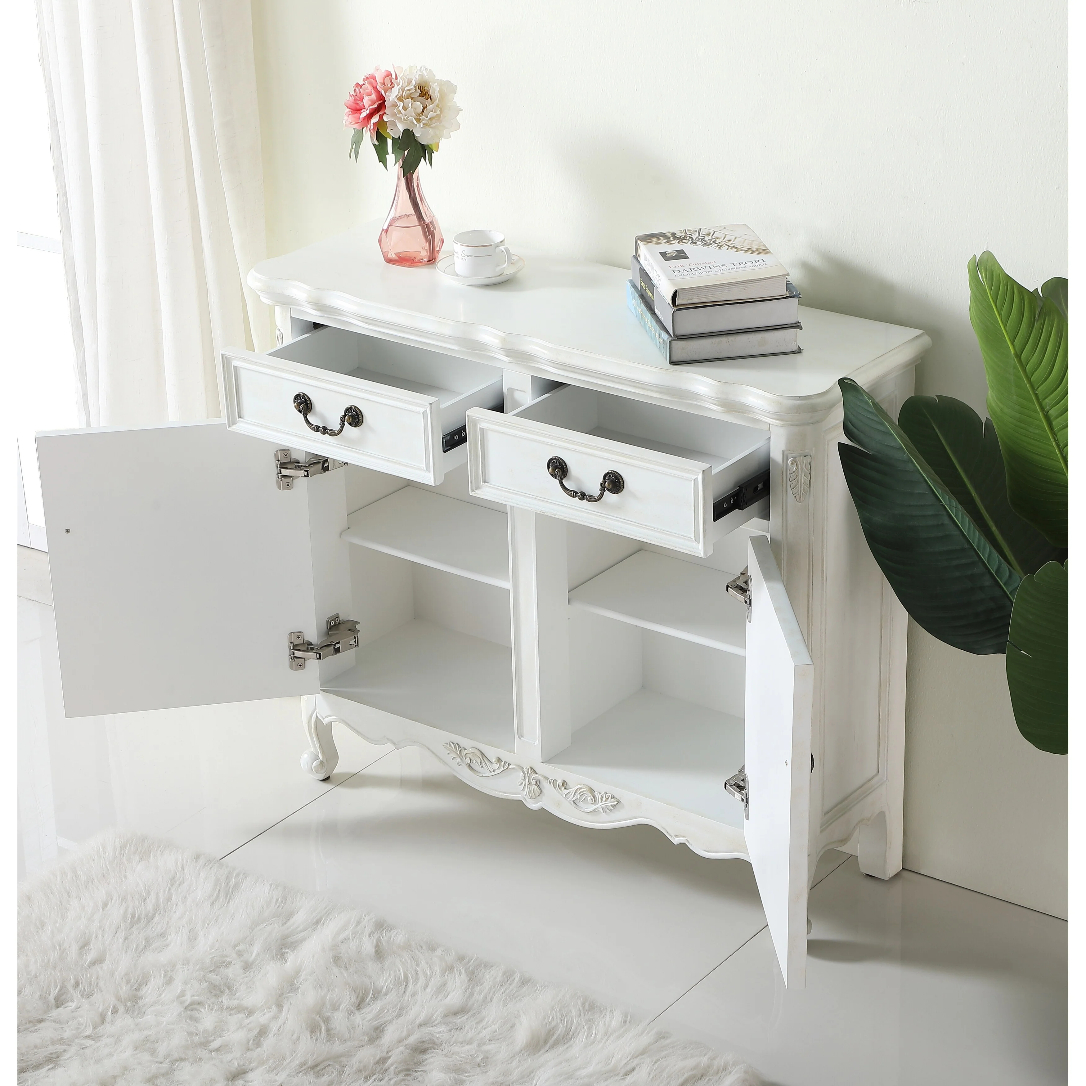 Double Drawer Accent Chest