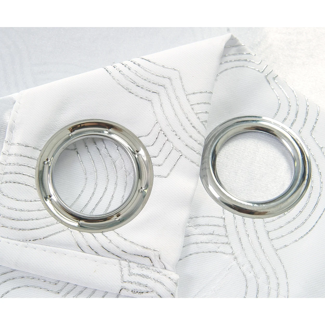 Jansen Geometric Blackout Window Curtain Panel 90 inches