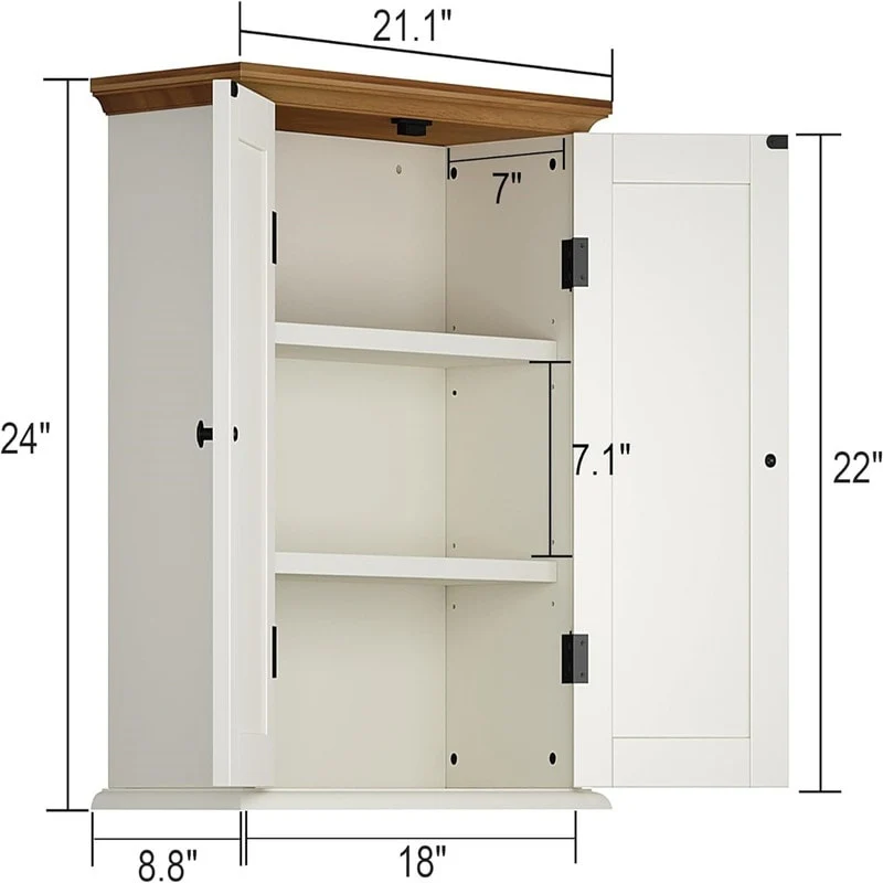 Bathroom Wall Cabinet - 8.8