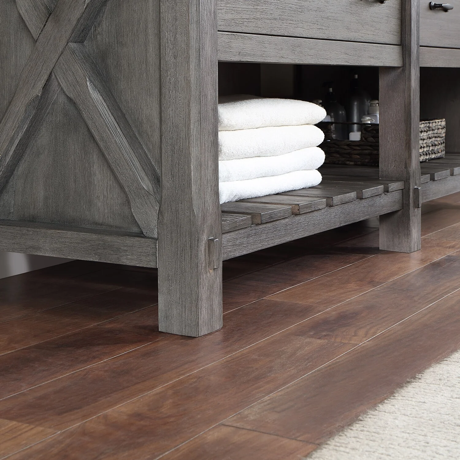 Villareal Bath Vanity with Composite Stone Top without Mirror