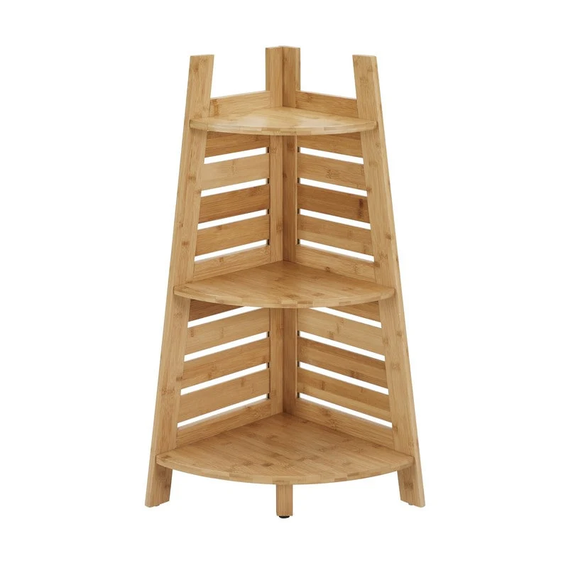 Bracken Bamboo Corner Shelf