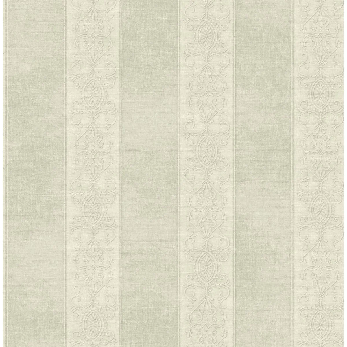 Seabrook Designs Hinson Stripe Unpasted Wallpaper