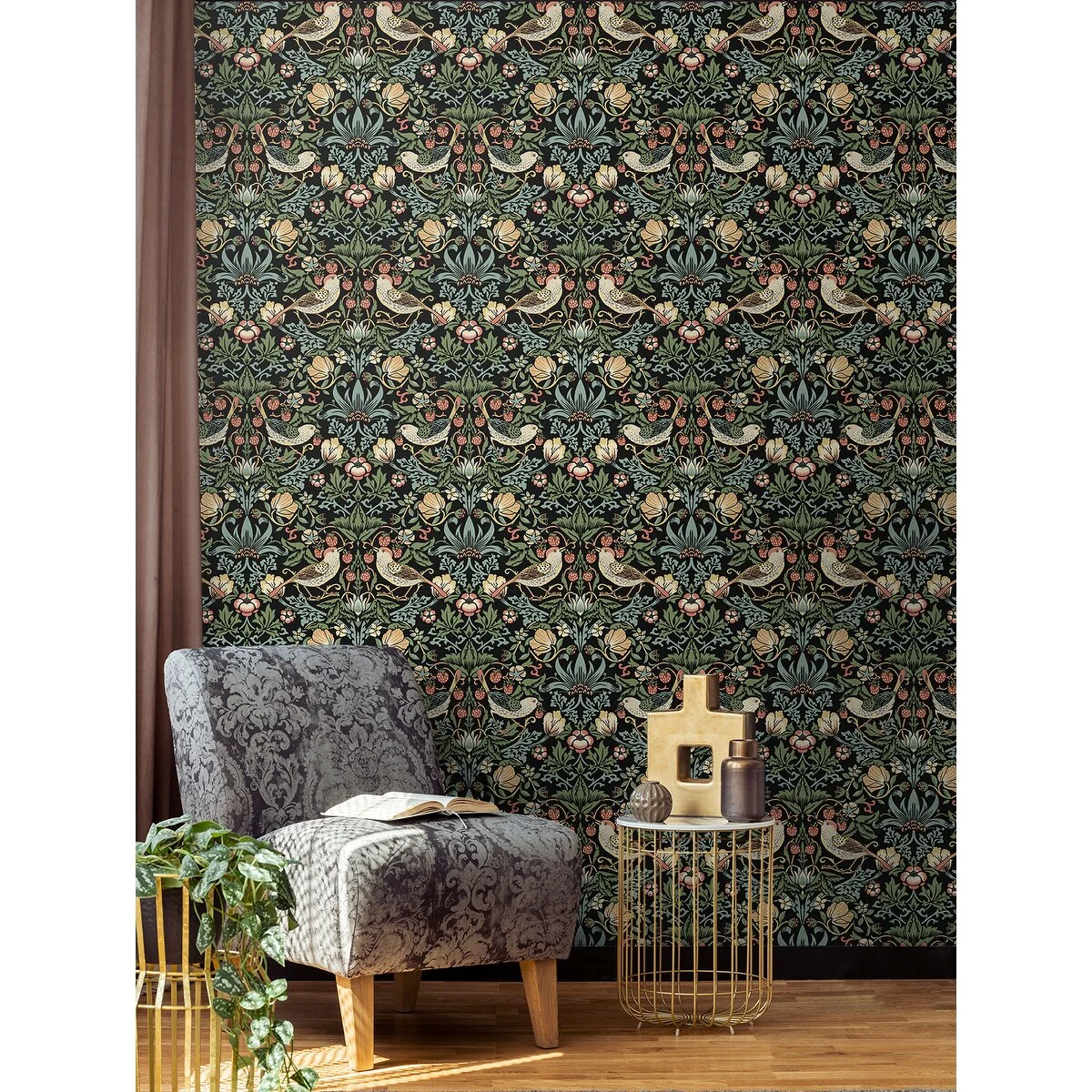 NextWall Aves Garden Peel and Stick Wallpaper