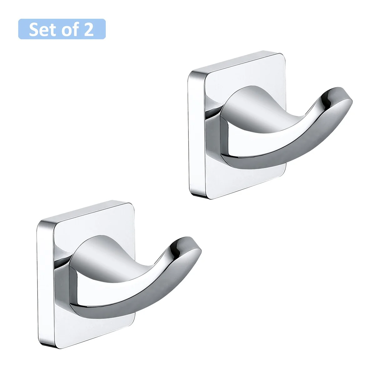 Wall Mounted 2 Pack Towel Hook Rustproof Coat Hook