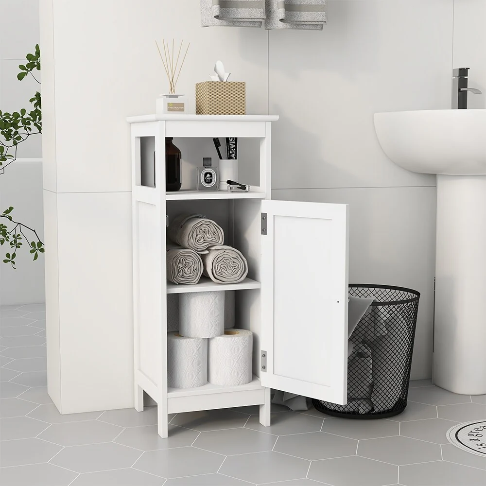 Freestanding Bathroom Floor Cabinet, Storage Cabinet
