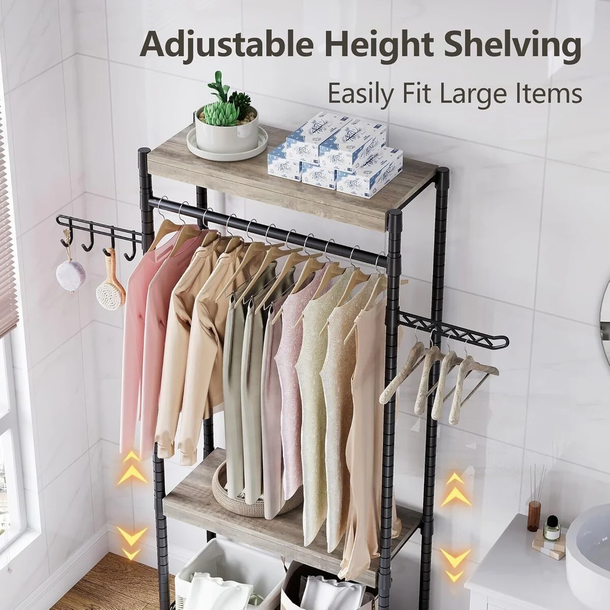 Over The Washer and Dryer Storage Shelf