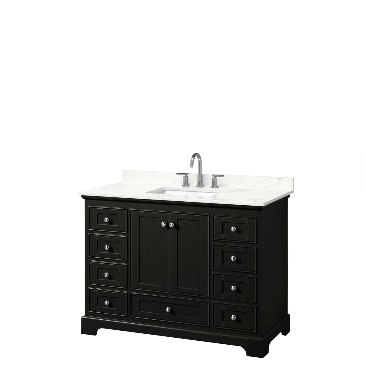 Deborah 48-inch Single Vanity, Quartz Top