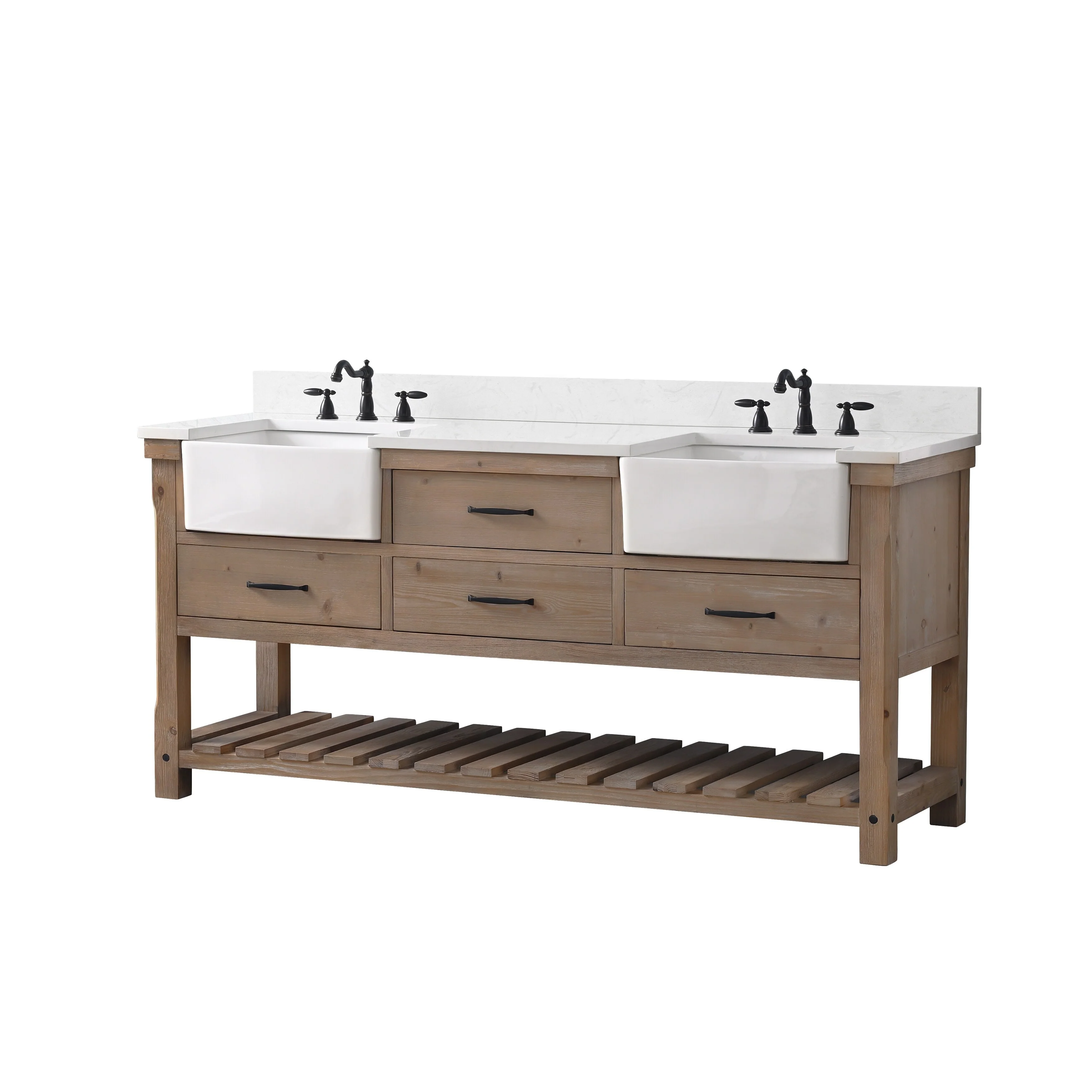 Sudio Design Bathroom Vanity Wesley Weathered Collection.