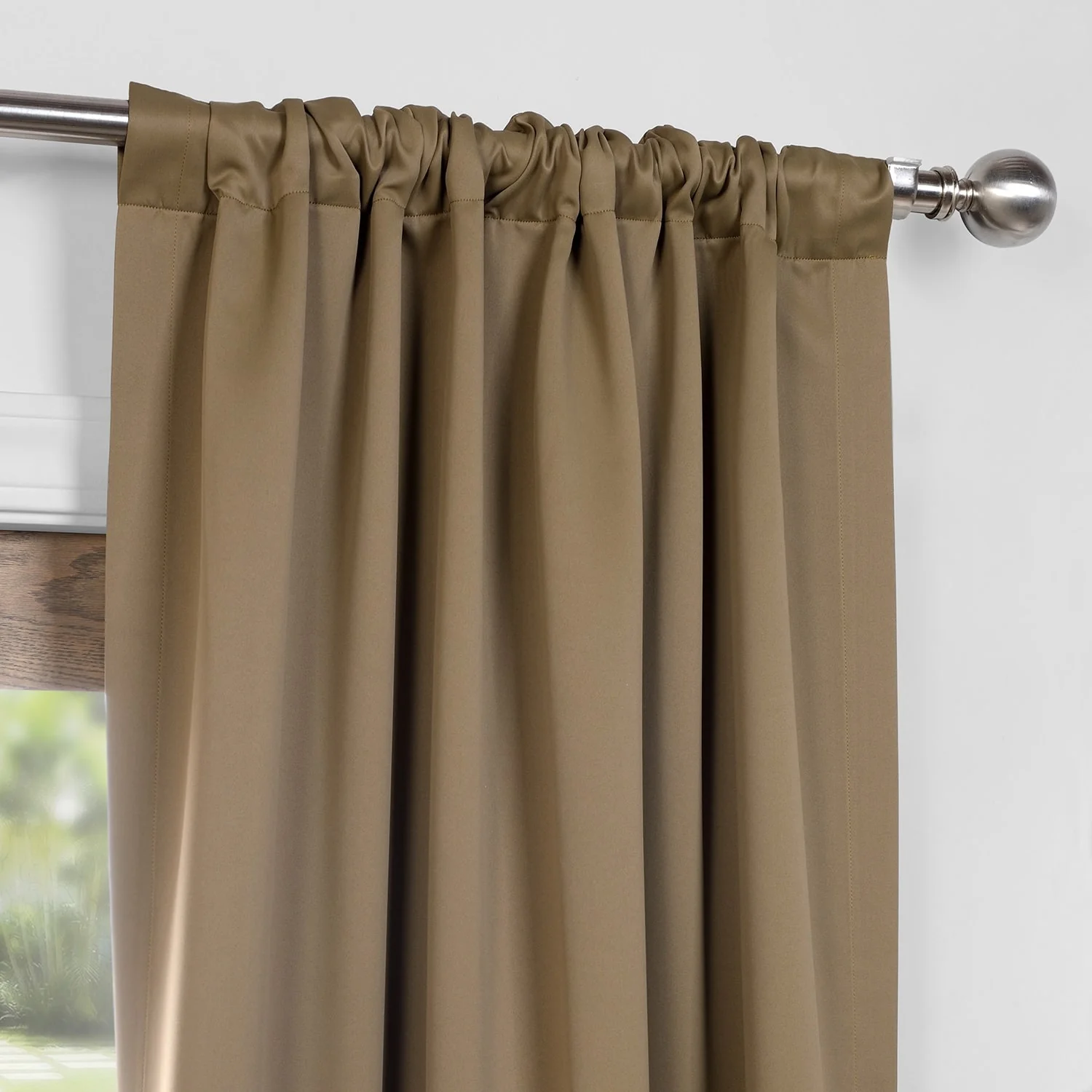 Exclusive Fabrics Room Darkening 120-inch Curtain Panel Pair (2 Panels)