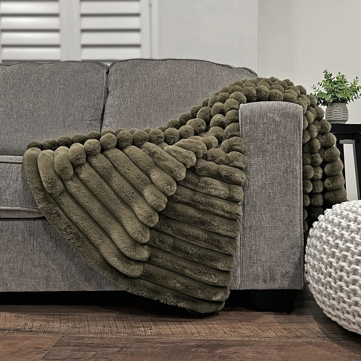 The Mood Channel FauxFur Throw