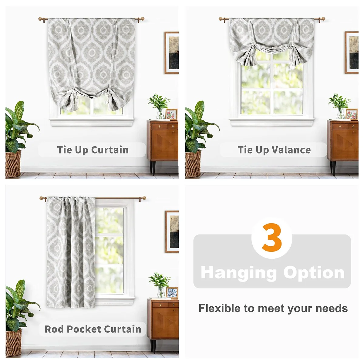 DriftAway Rory Blackout Tie Up Curtain
