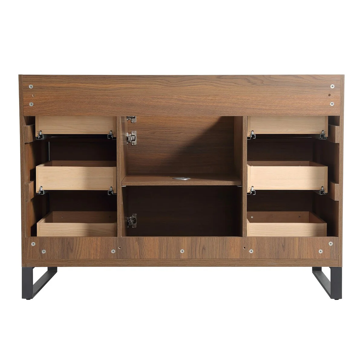 Fine Fixtures Opulence Collection Bathroom Vanity with White Ceramic Sink