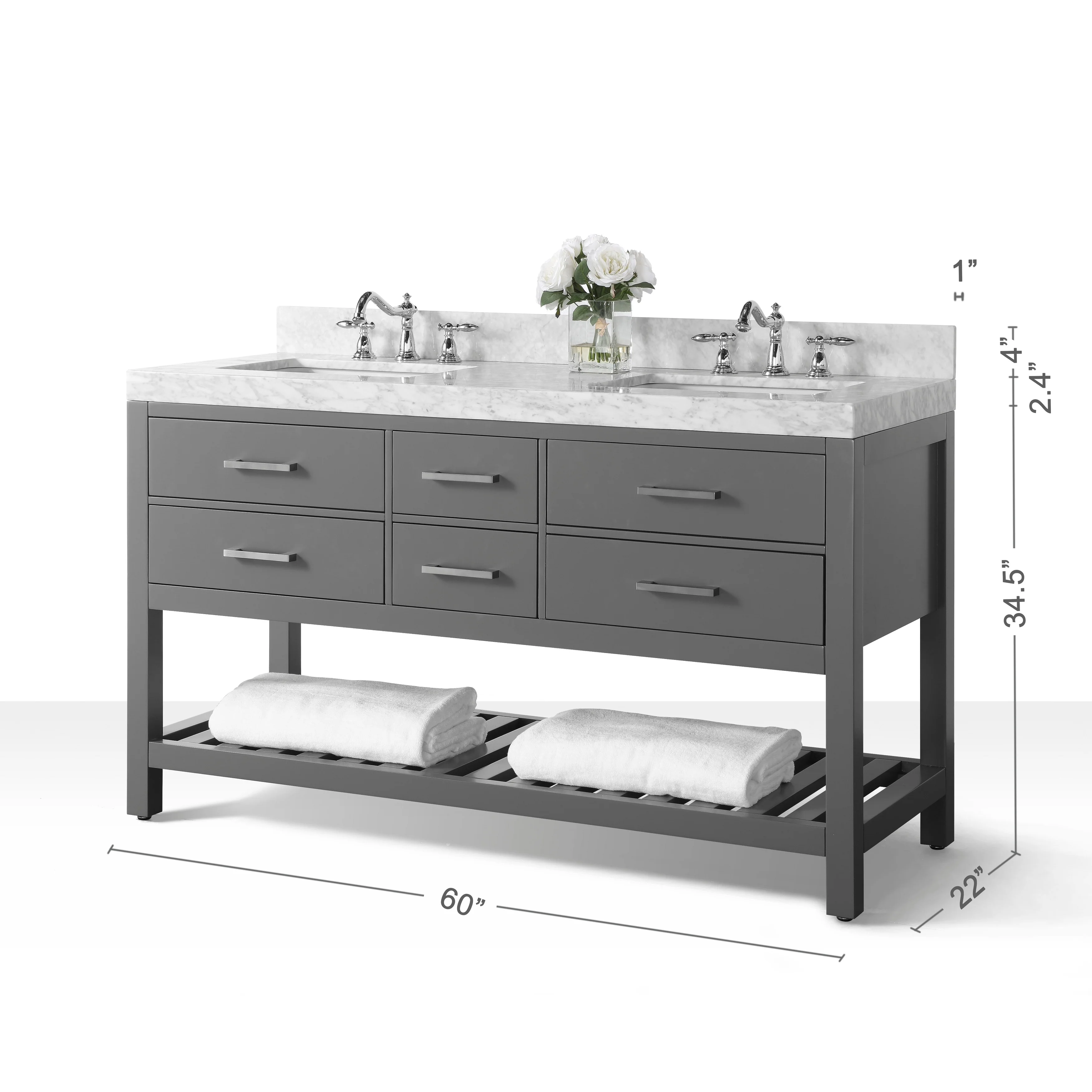 Ancerre Designs Elizabeth Bathroom Vanity Set